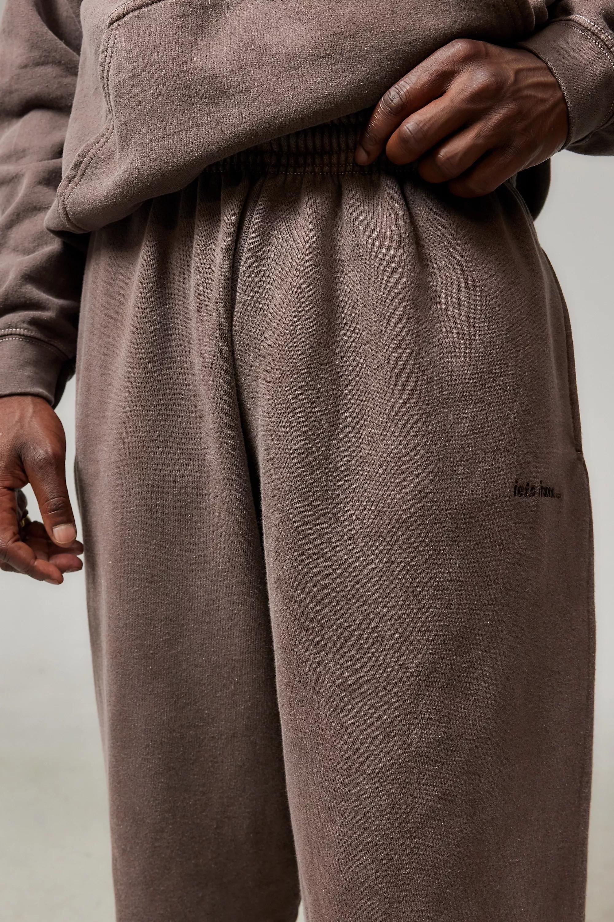 Brown Iets Frans... Cuffed Joggers, , large image number 2