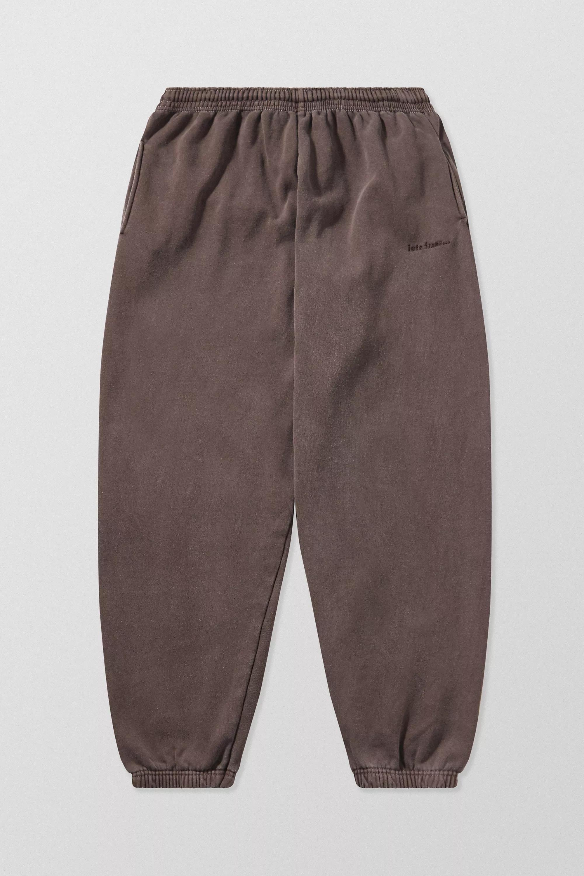 Brown Iets Frans... Cuffed Joggers, , large image number 4