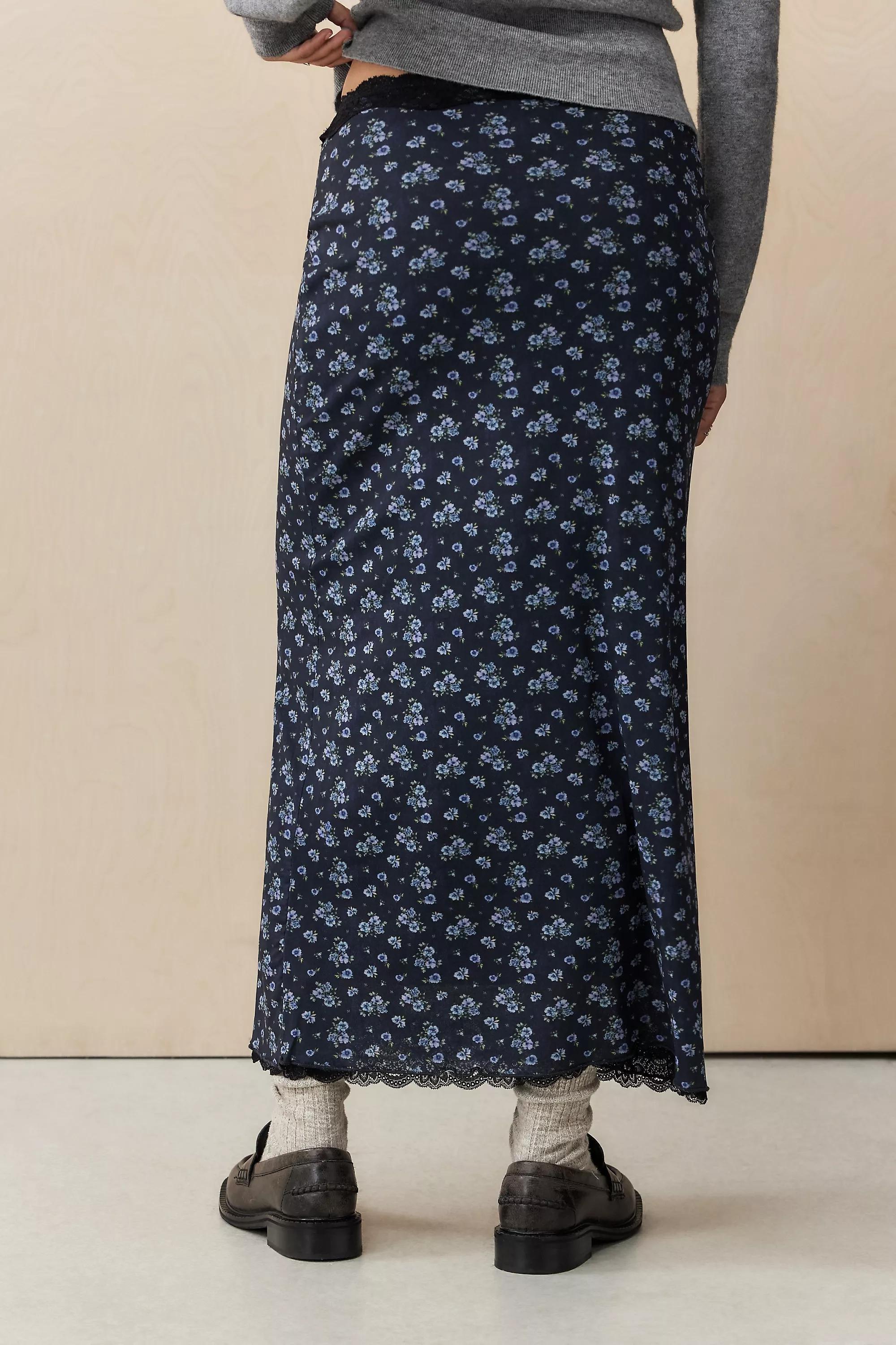 Black Motif Uo Rey Mesh Maxi Skirt, , large image number 3