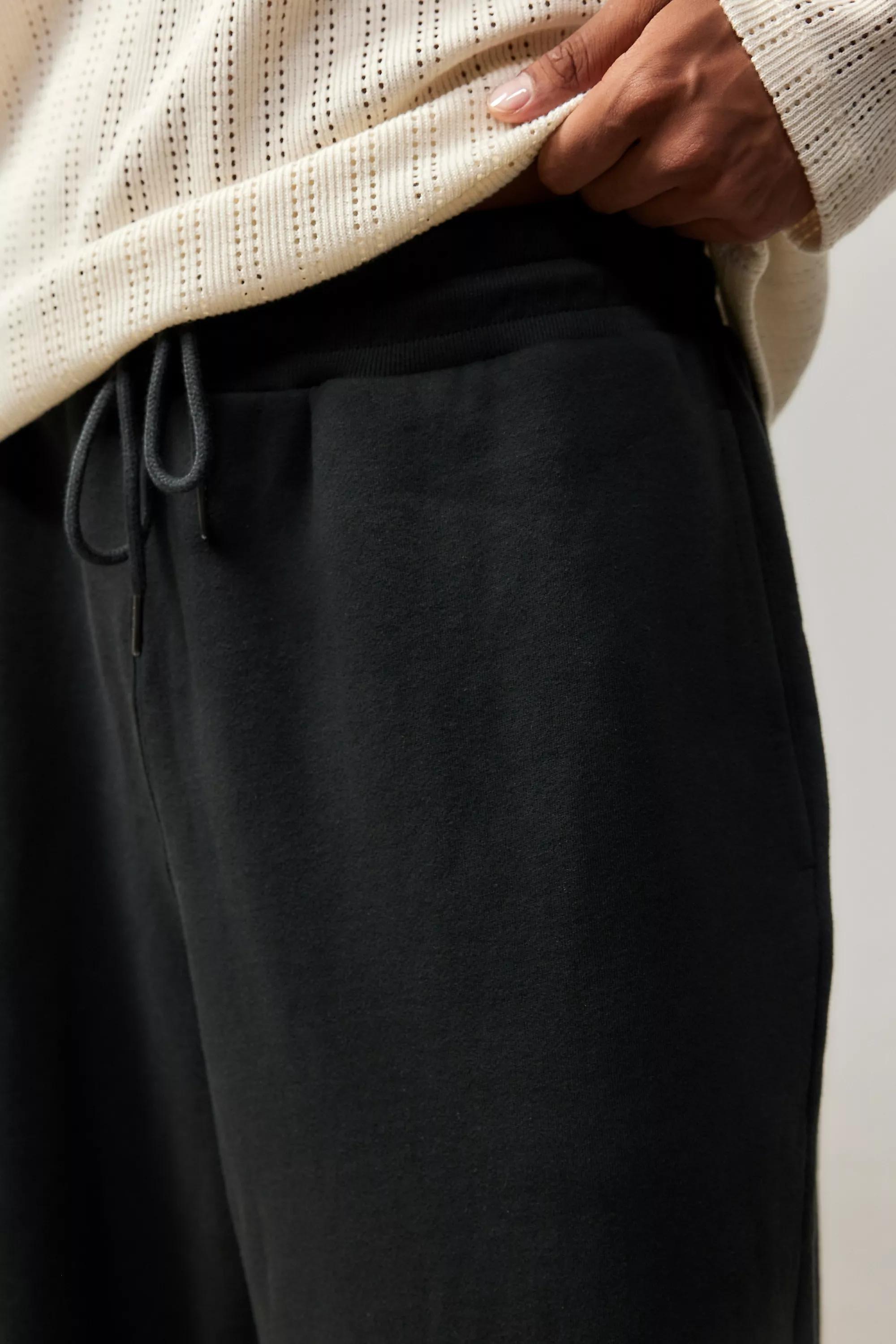 Black Ed Hardy Uo Exclusive Black Dragon Wide Joggers, BLK, large image number 4