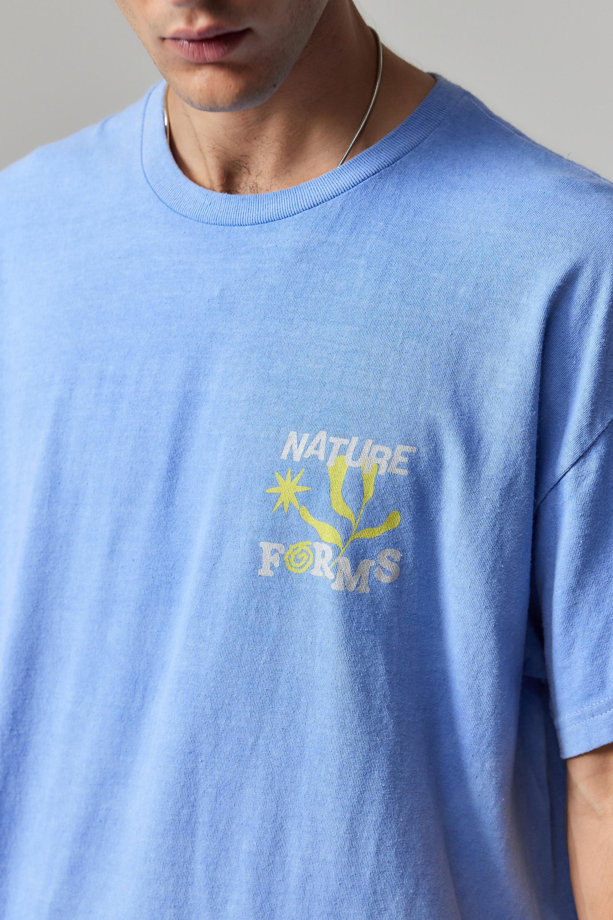 Blue UO Printed T-Shirt, , large image number 2