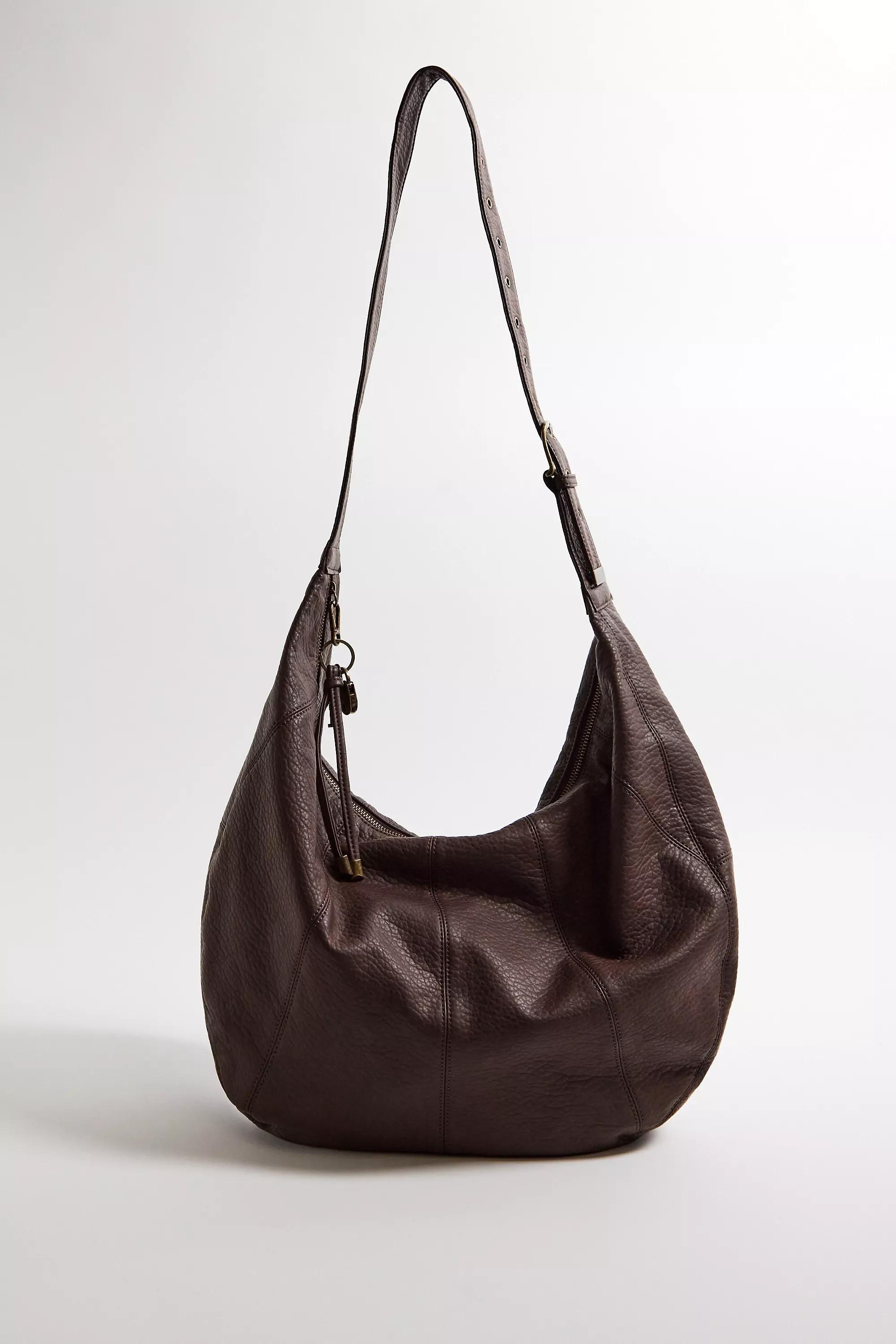 Brown Uo Casie Large Faux Leather Sling Bag, BRN, large image number 2