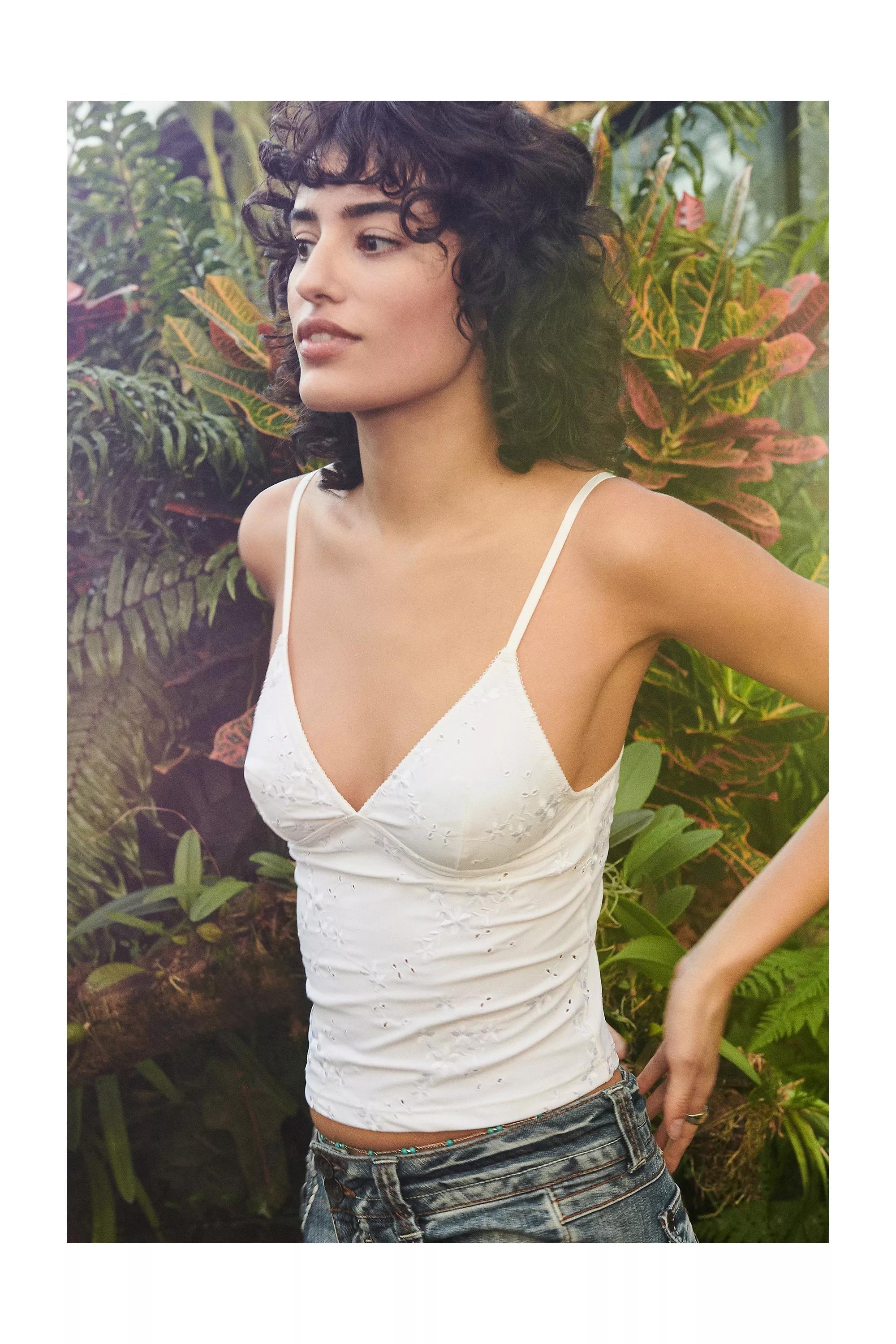 White Out From Under Broderie Cami, , large image number 0