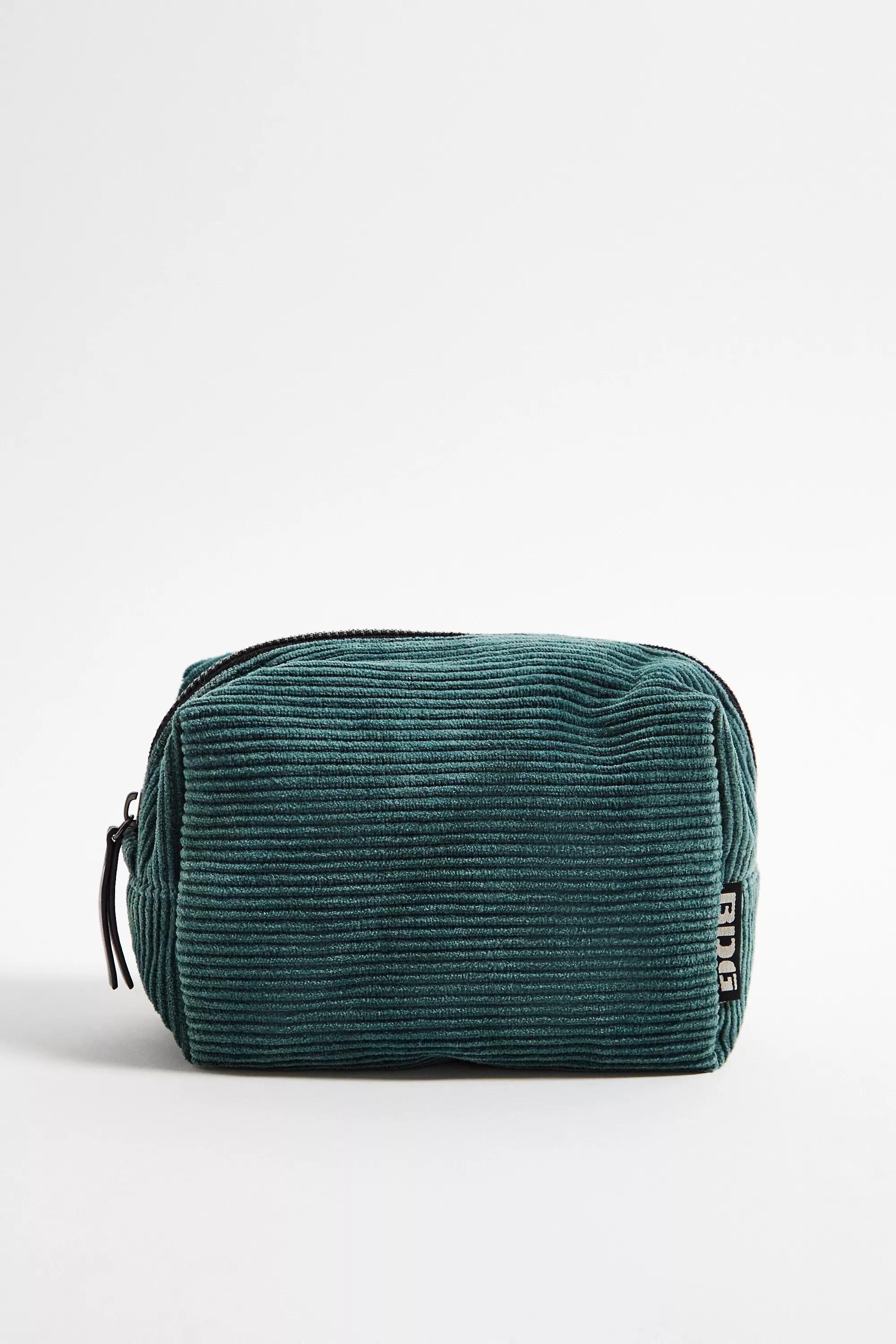 Turquoise D Bdg Cord Makeup Bag, TURQ D, large image number 0