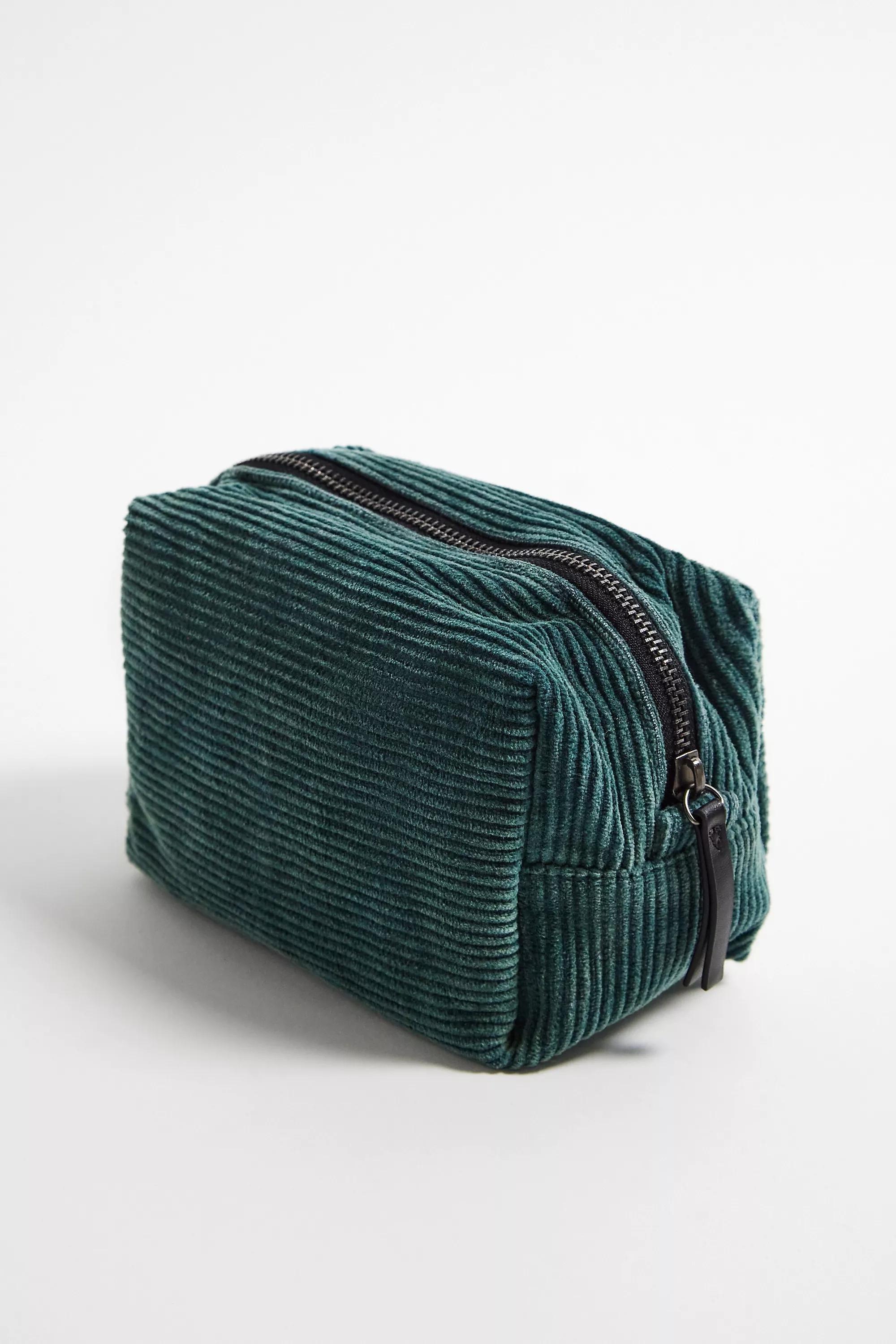 Turquoise D Bdg Cord Makeup Bag, TURQ D, large image number 3