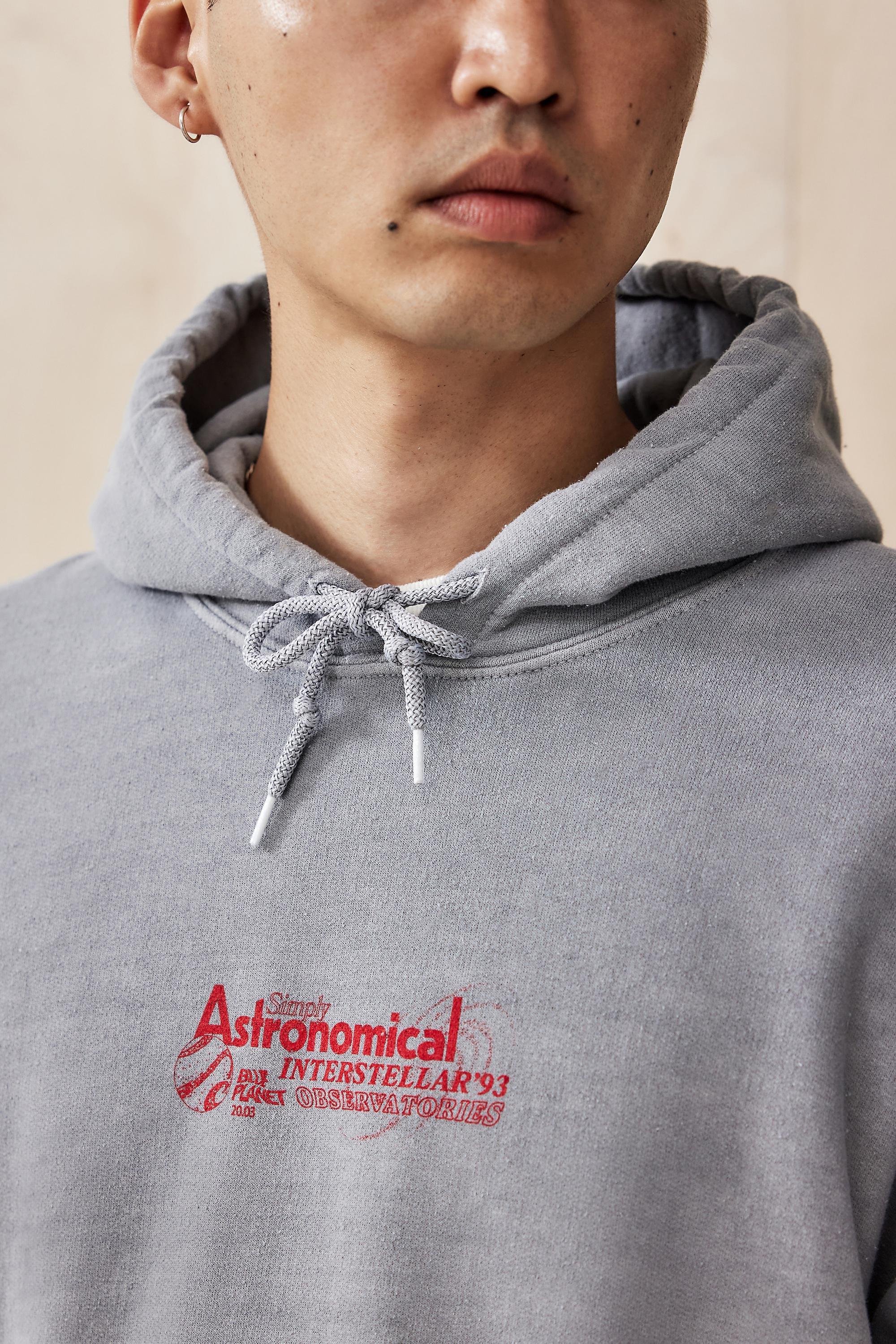 Grey UO Astronomical Hoodie Casual, , large image number 3