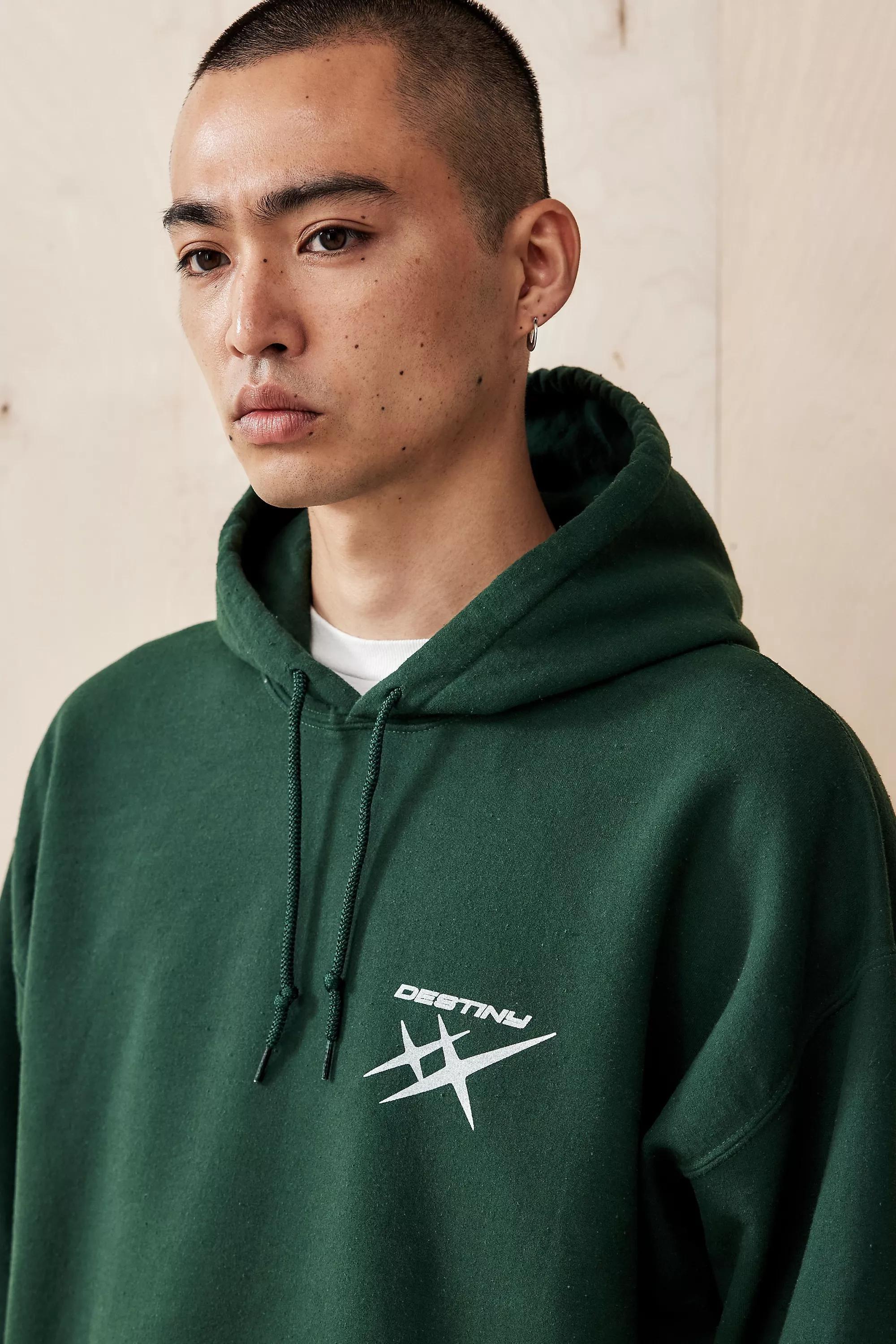 Green Uo Destiny Dice Hoodie, , large image number 1
