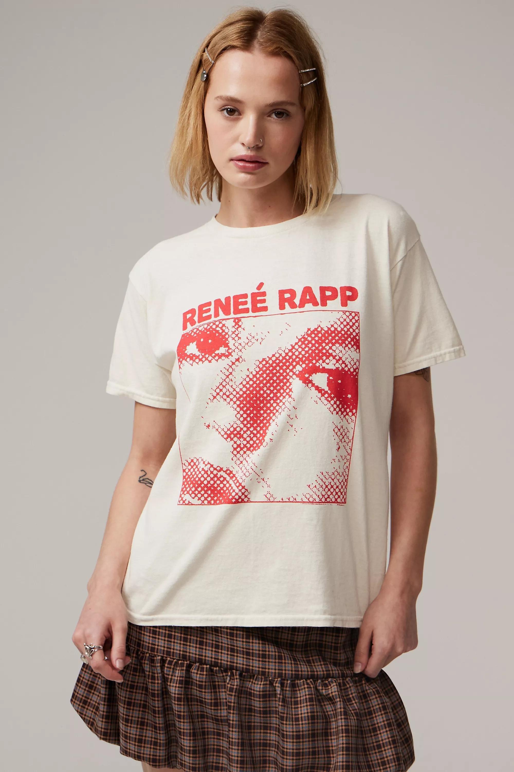 White Renee Rapp T-Shirt, , large image number 1