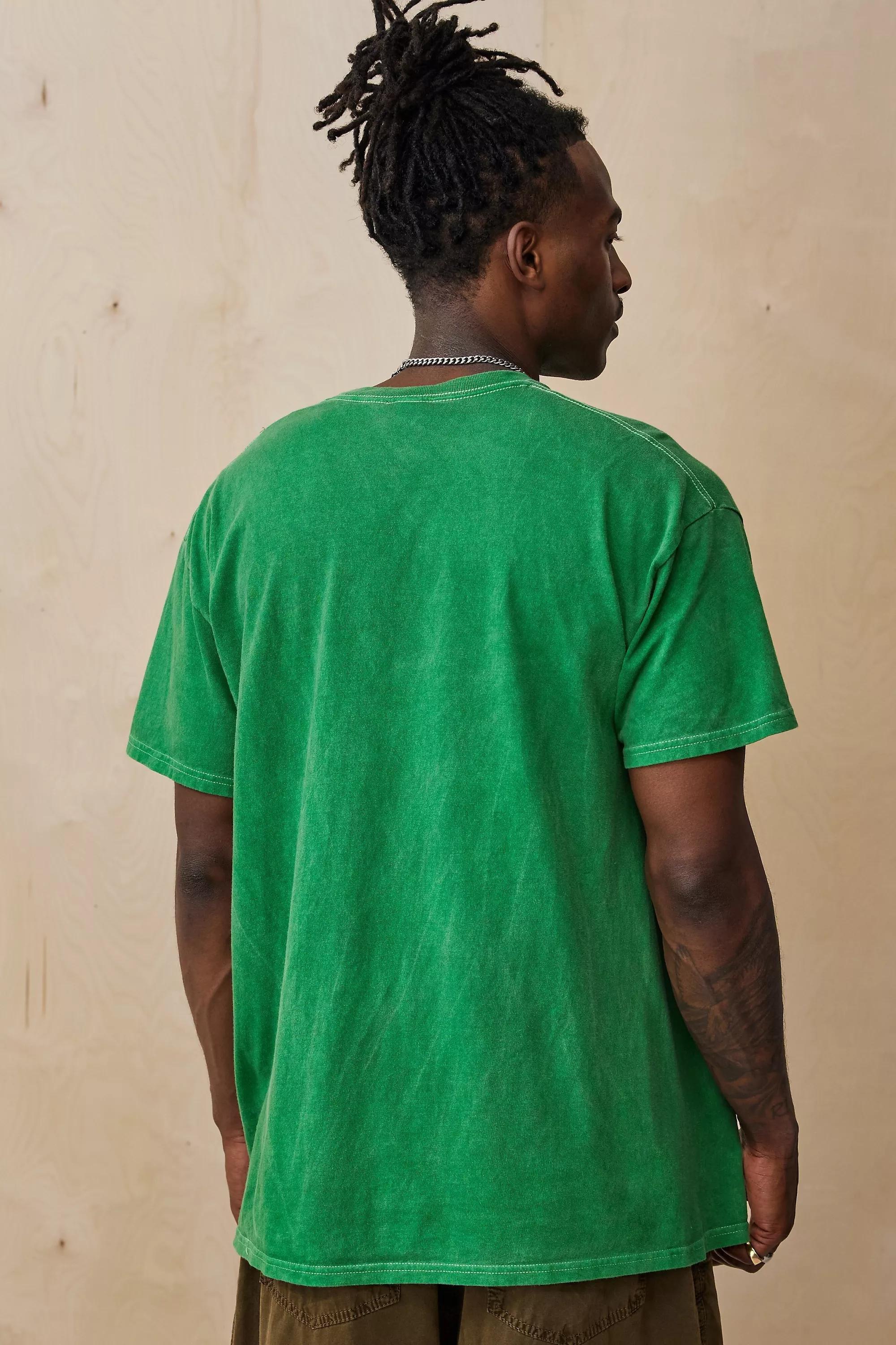 Green Uo White Fish Sensei T-Shirt, , large image number 3