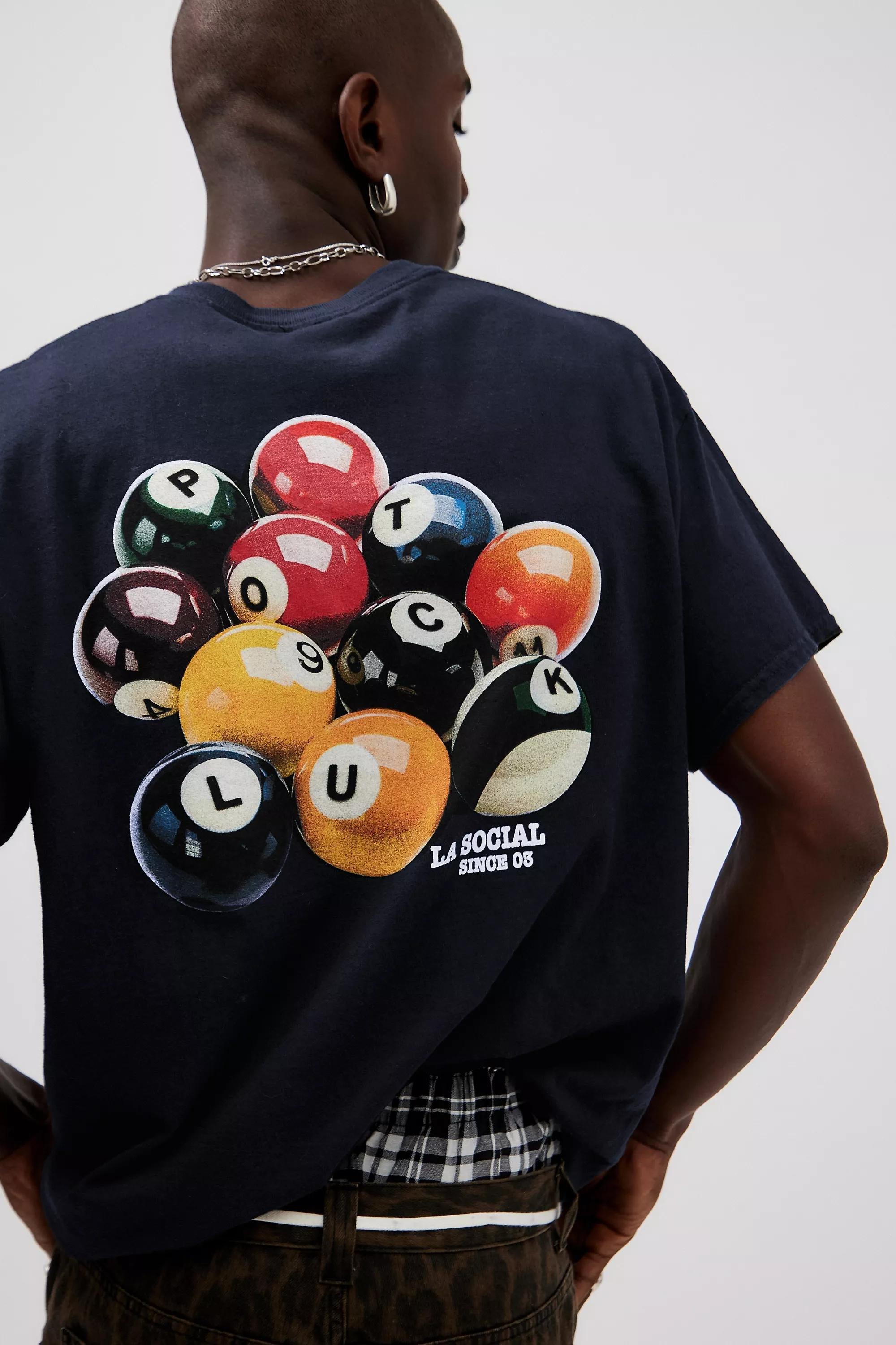 Black Pool Balls T-Shirt, , large image number 4
