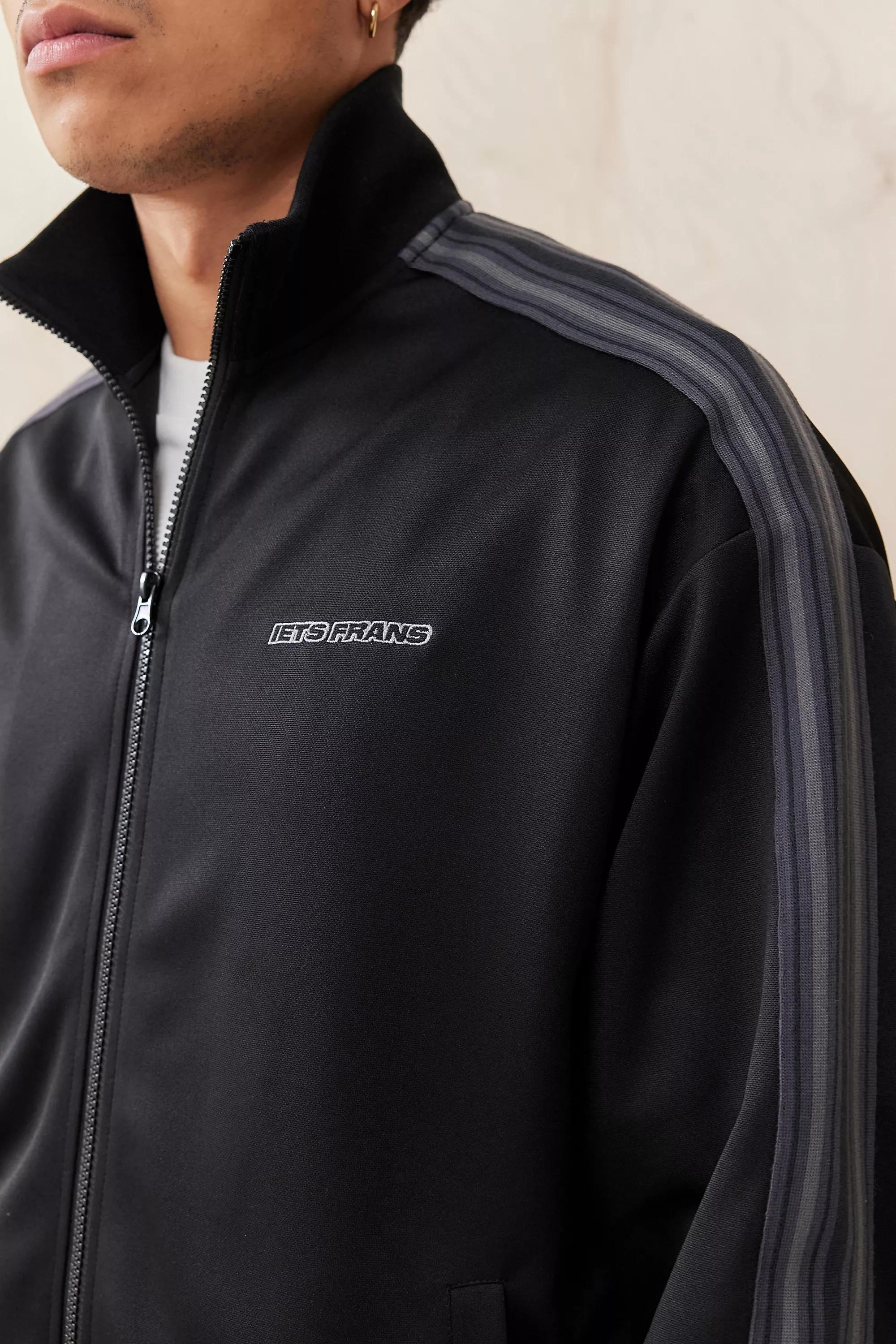 Black Iets Frans... Taped Track Top, , large image number 2