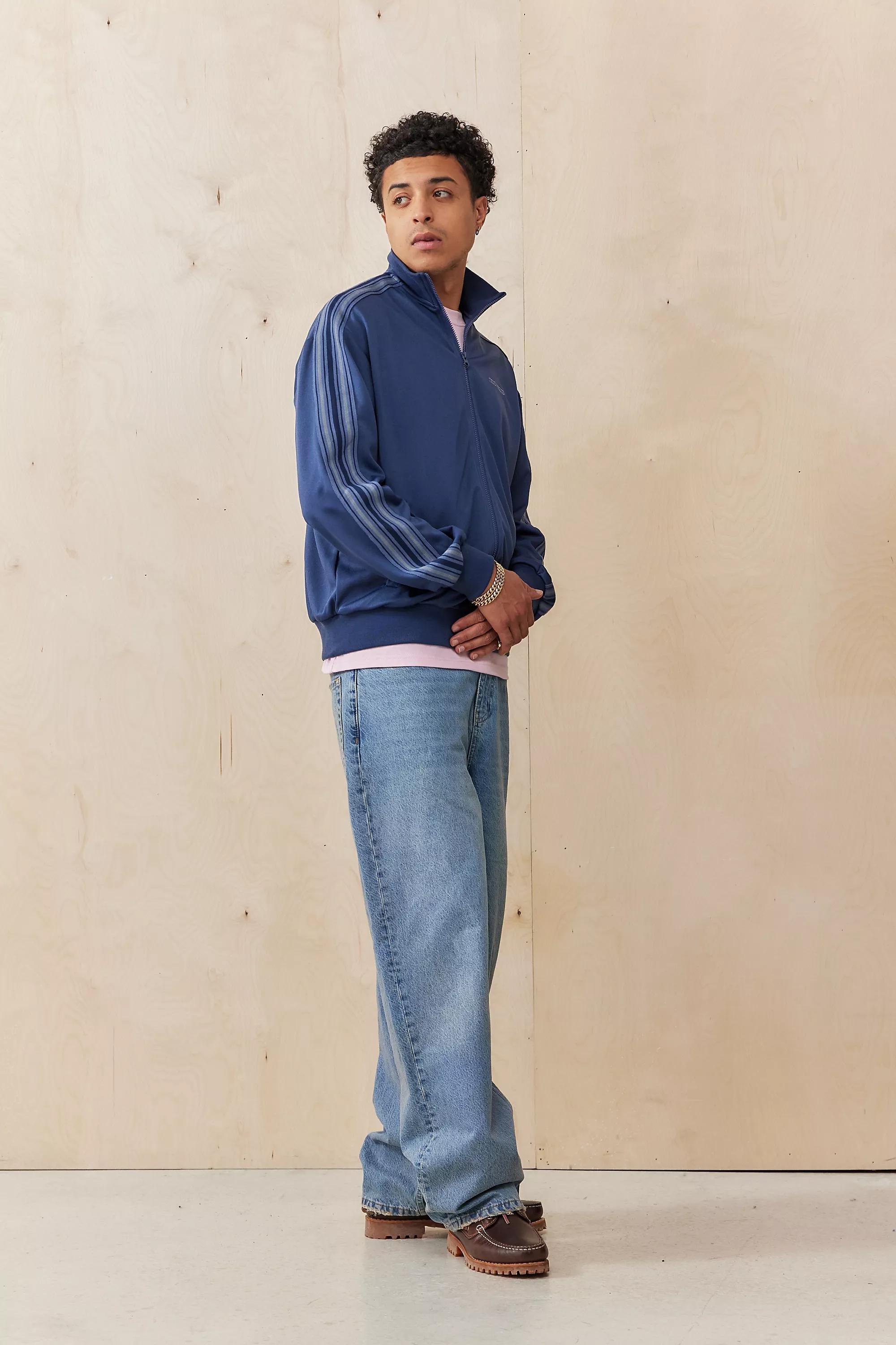 Navy Iets Frans... Taped Track Top, , large image number 1