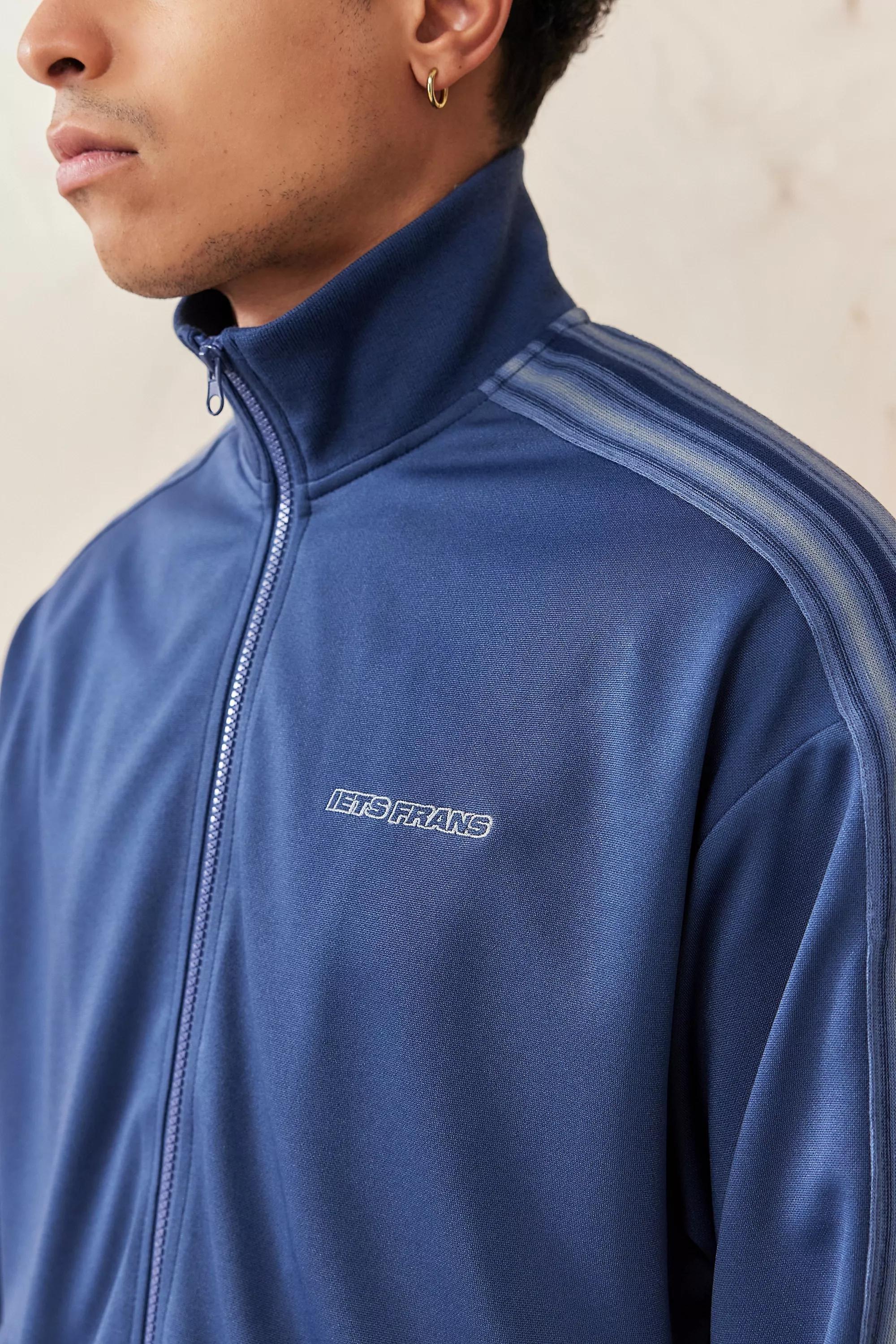 Navy Iets Frans... Taped Track Top, , large image number 3