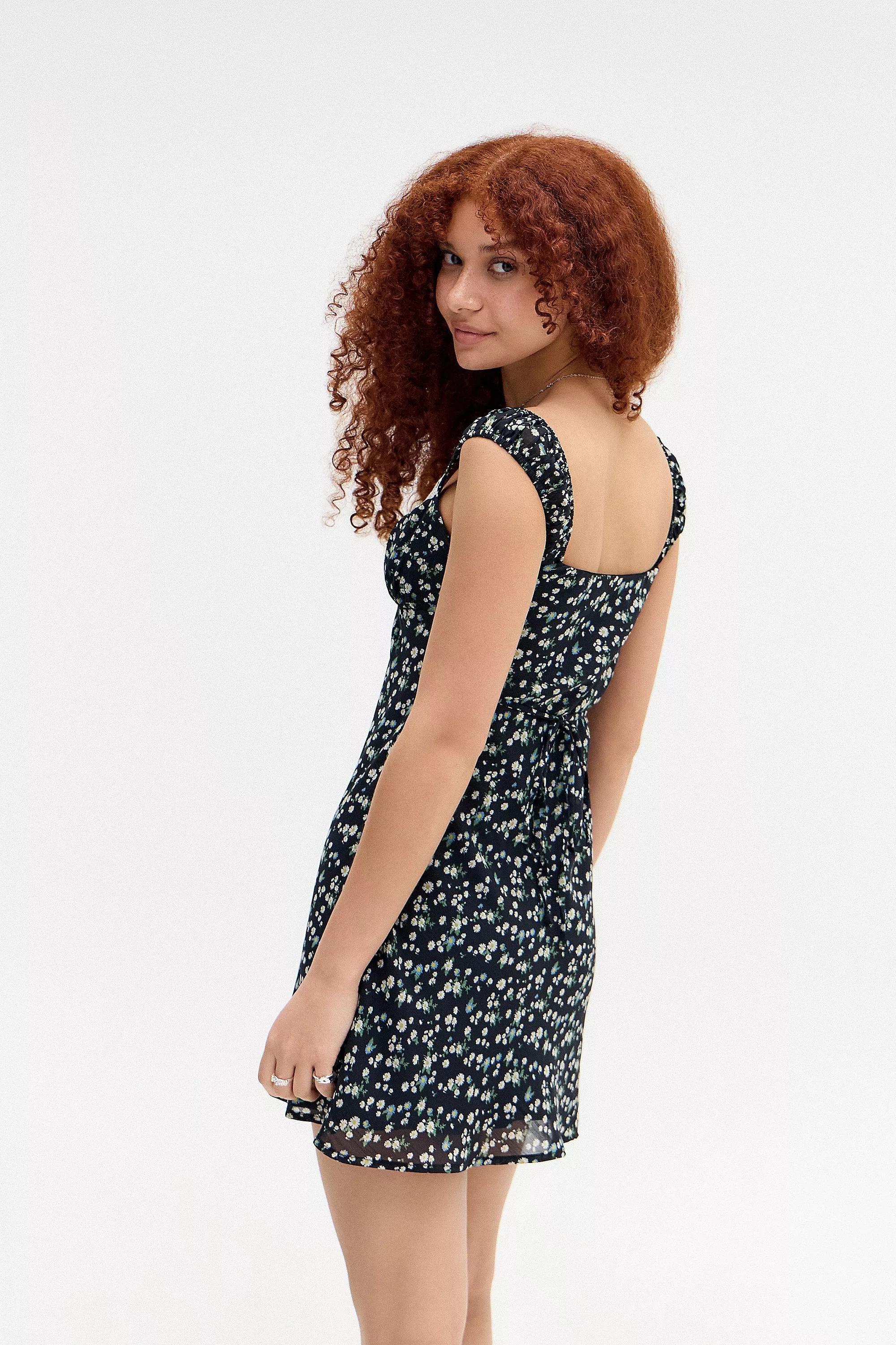 Black Kiss The Sky Uo Exclusive Piper Mini Dress, , large image number 3
