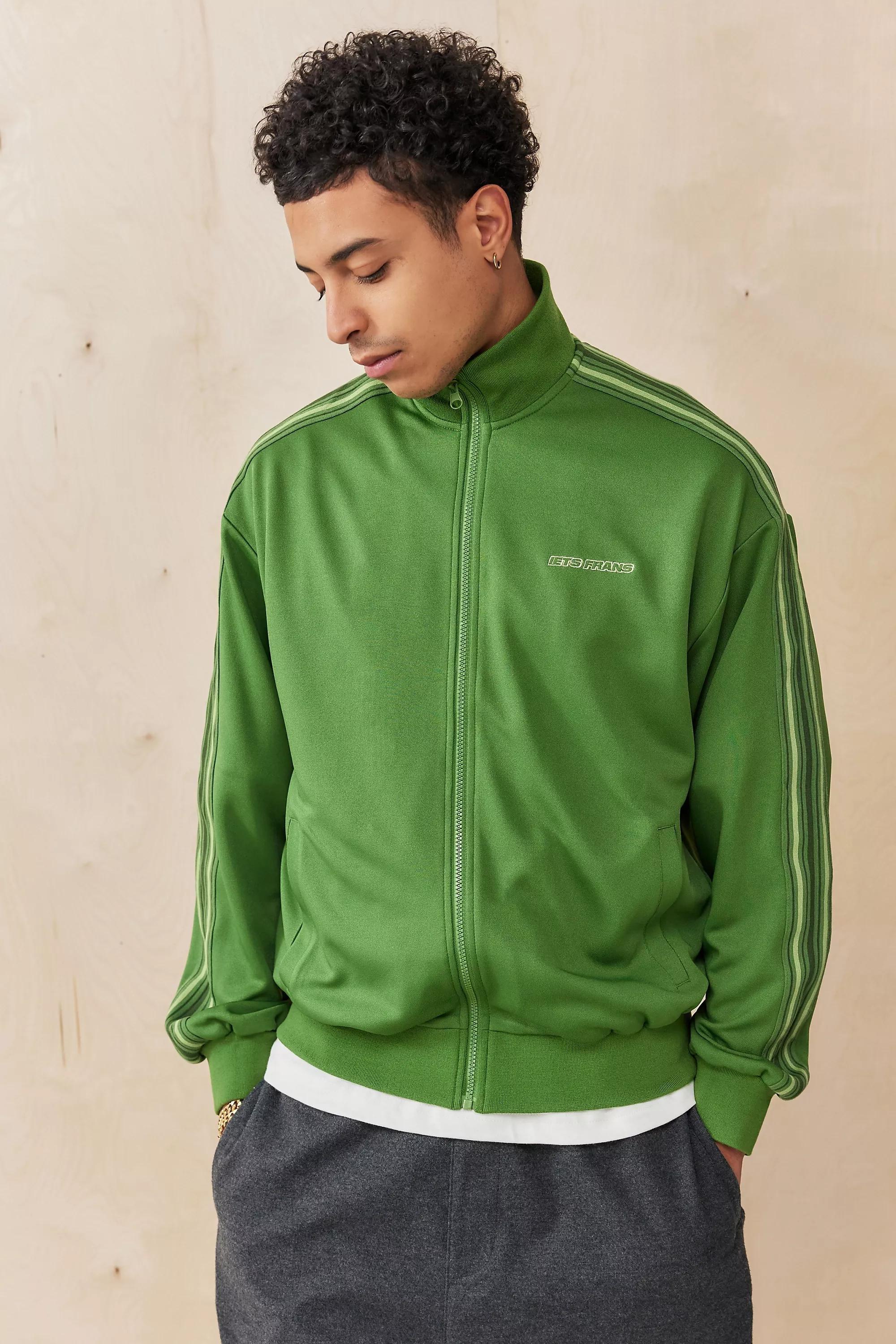 Green Iets Frans... Taped Tricot Track Jacket, , large image number 0