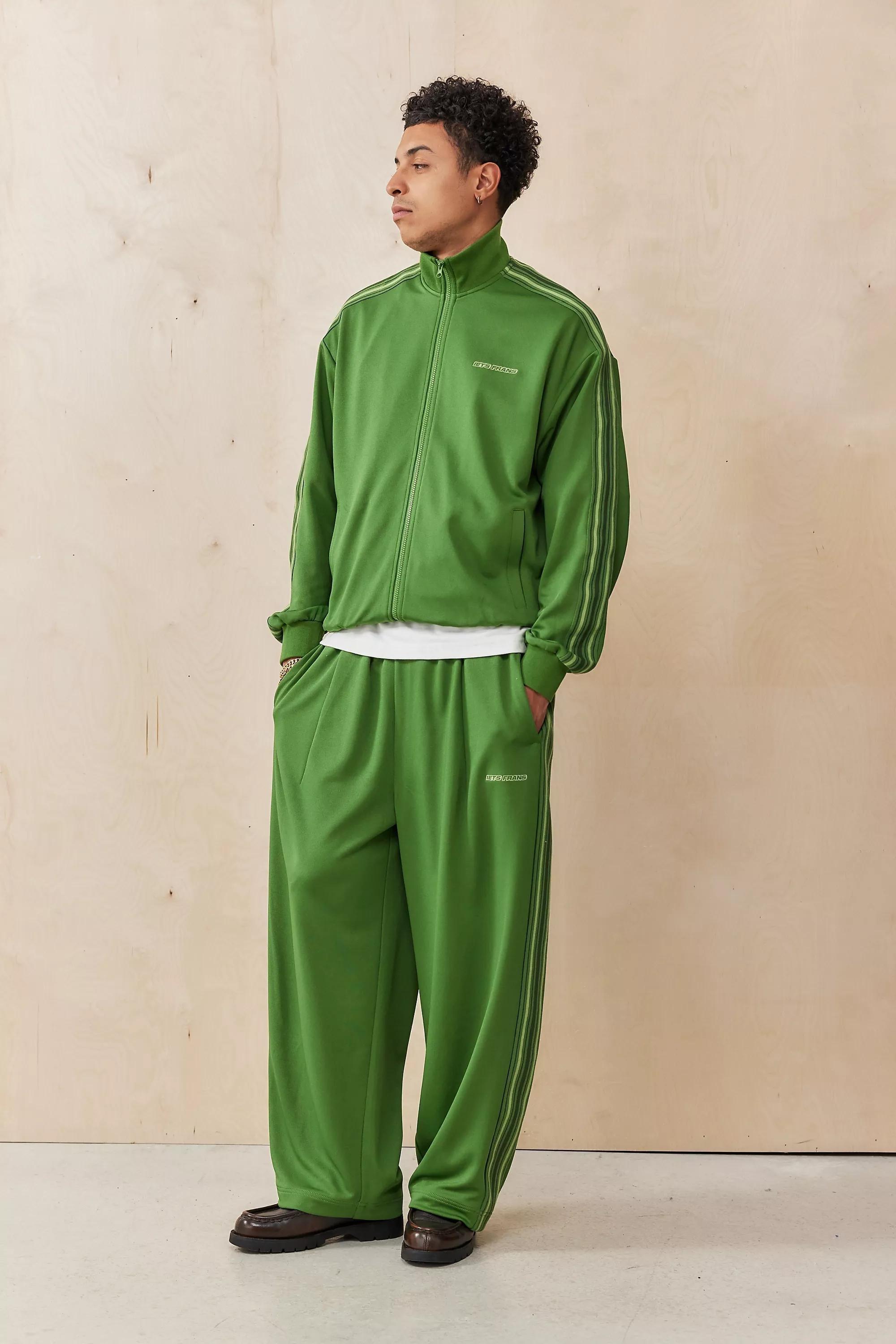 Green Iets Frans... Taped Tricot Track Jacket, , large image number 4