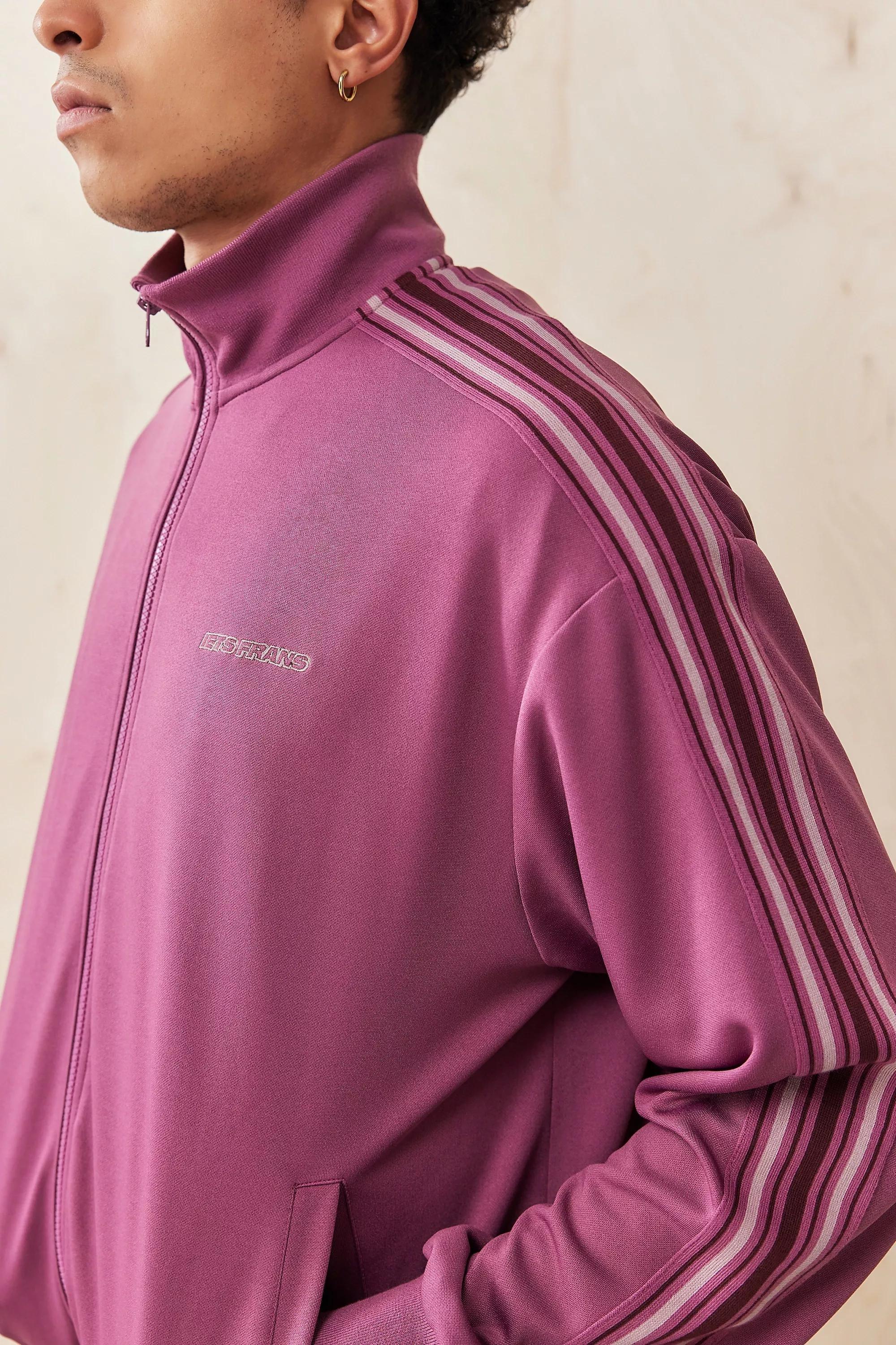 Pink Iets Frans... Tricot Taped Track Jacket, , large image number 2