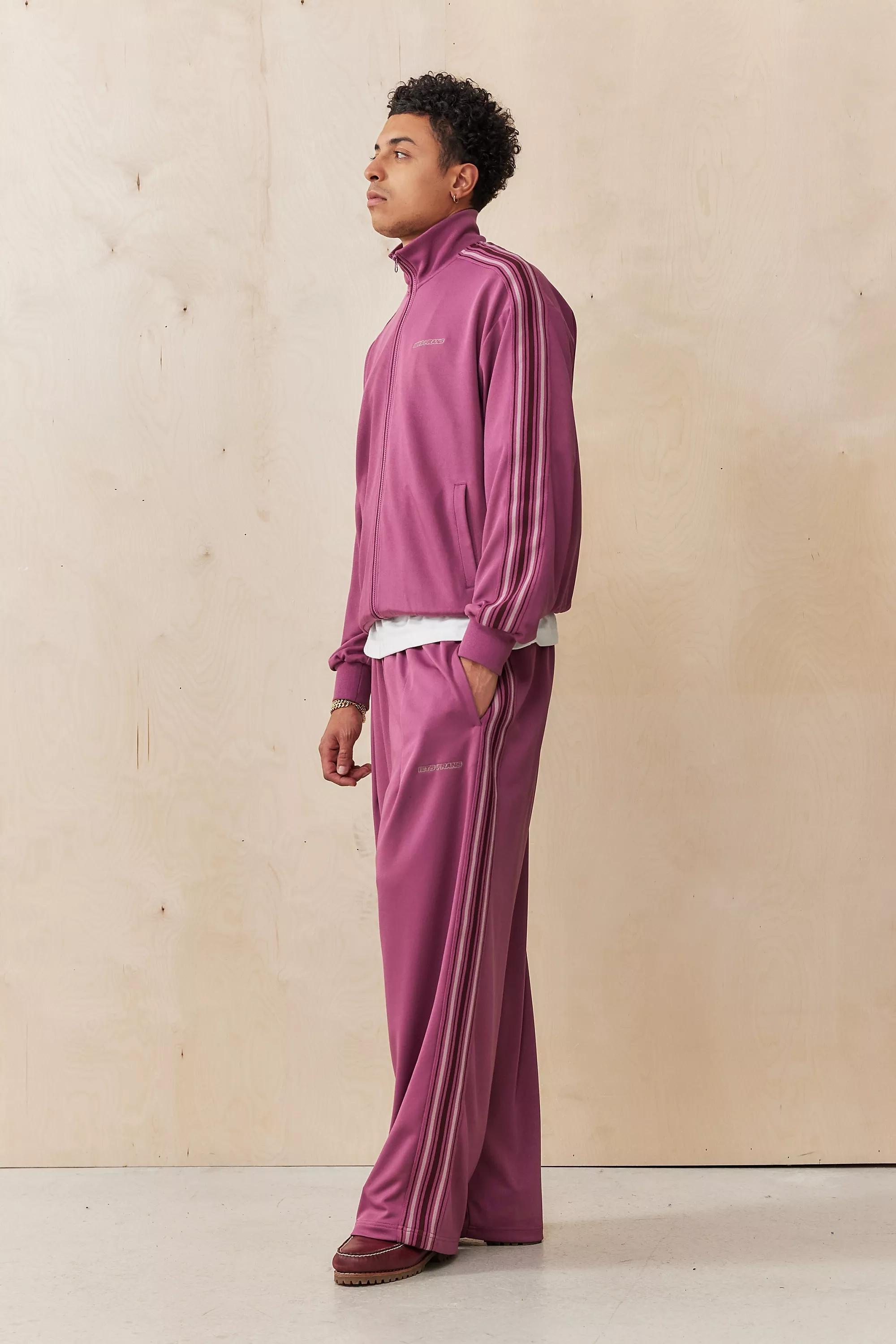 Pink Iets Frans... Tricot Taped Track Jacket, , large image number 4