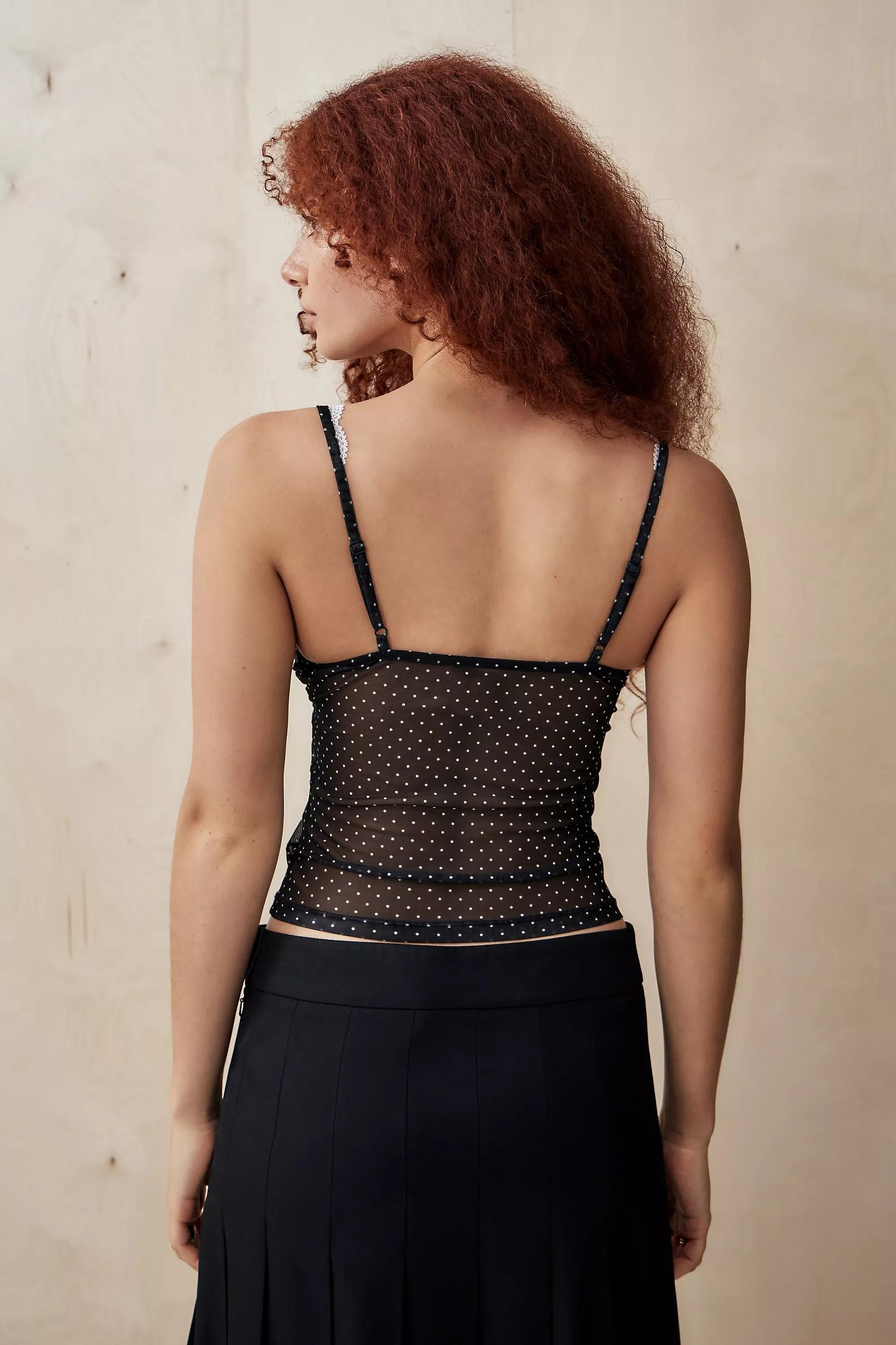 Black Silence + Noise Kate Polka Dot Cami, , large image number 3
