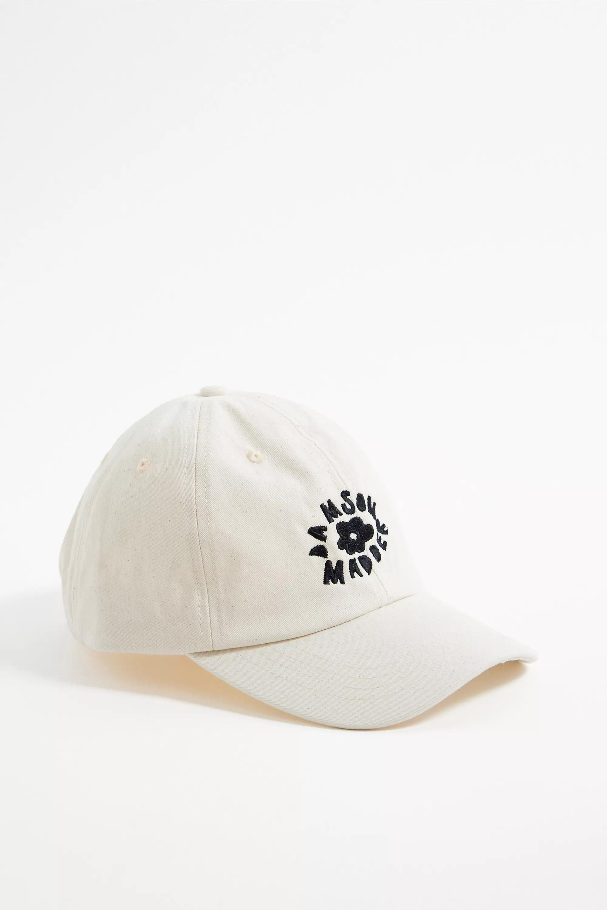 Cream UO Embroidered Baseball Cap, CREME, large image number 1