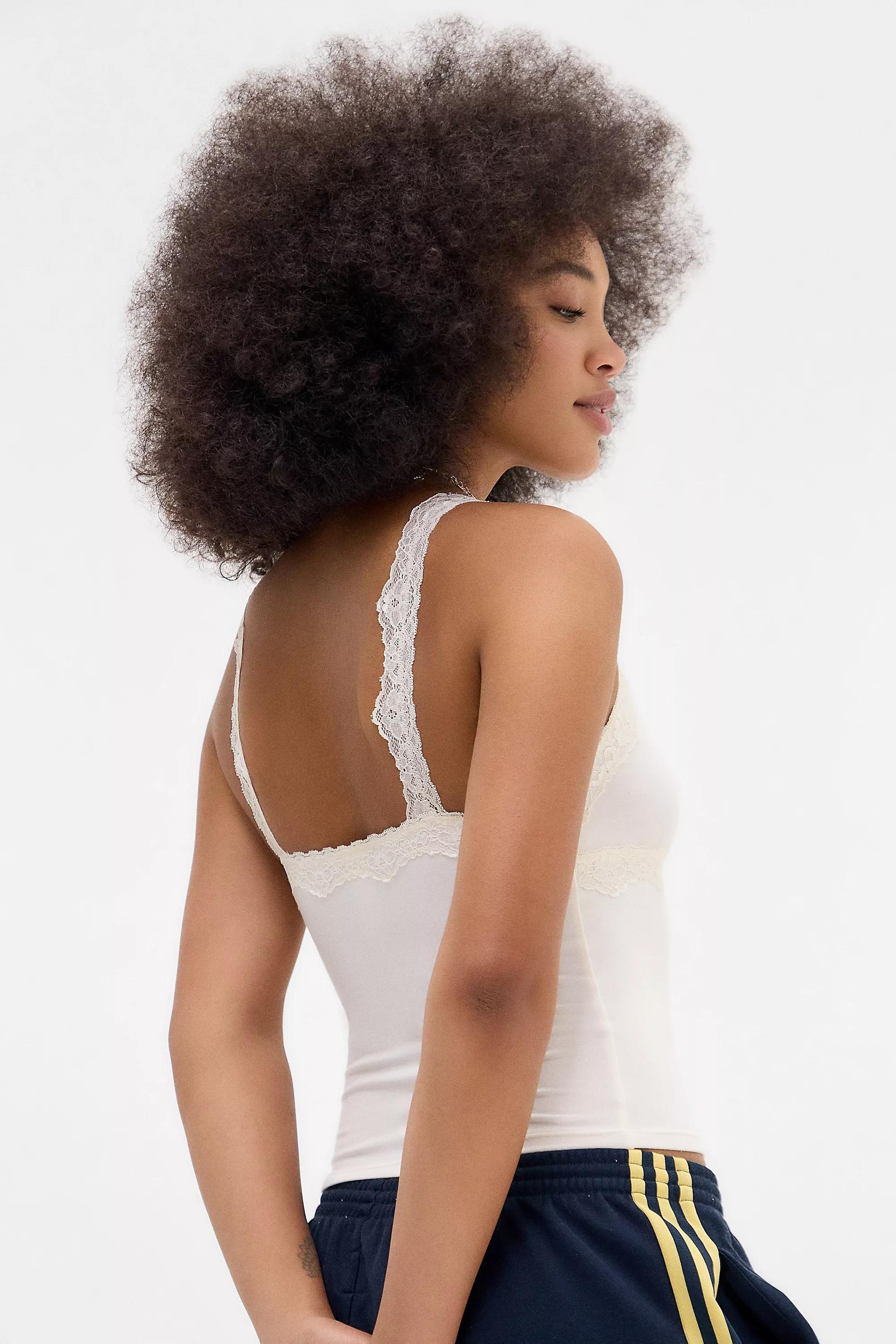 White Out From Under Laced Tank Top, , large image number 3