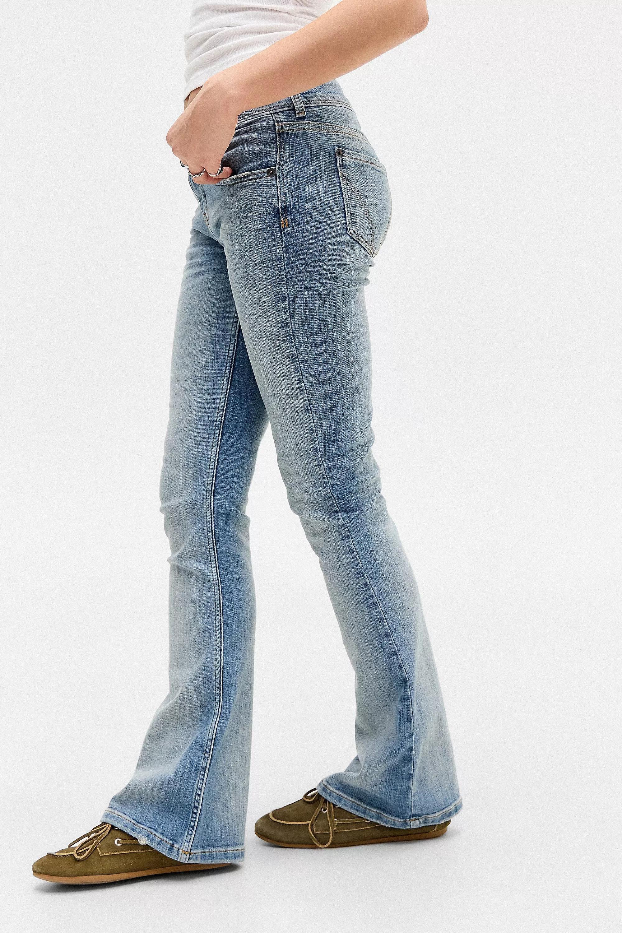Blue Bdg Low Rise Bootcut Flared Jeans, , large image number 2