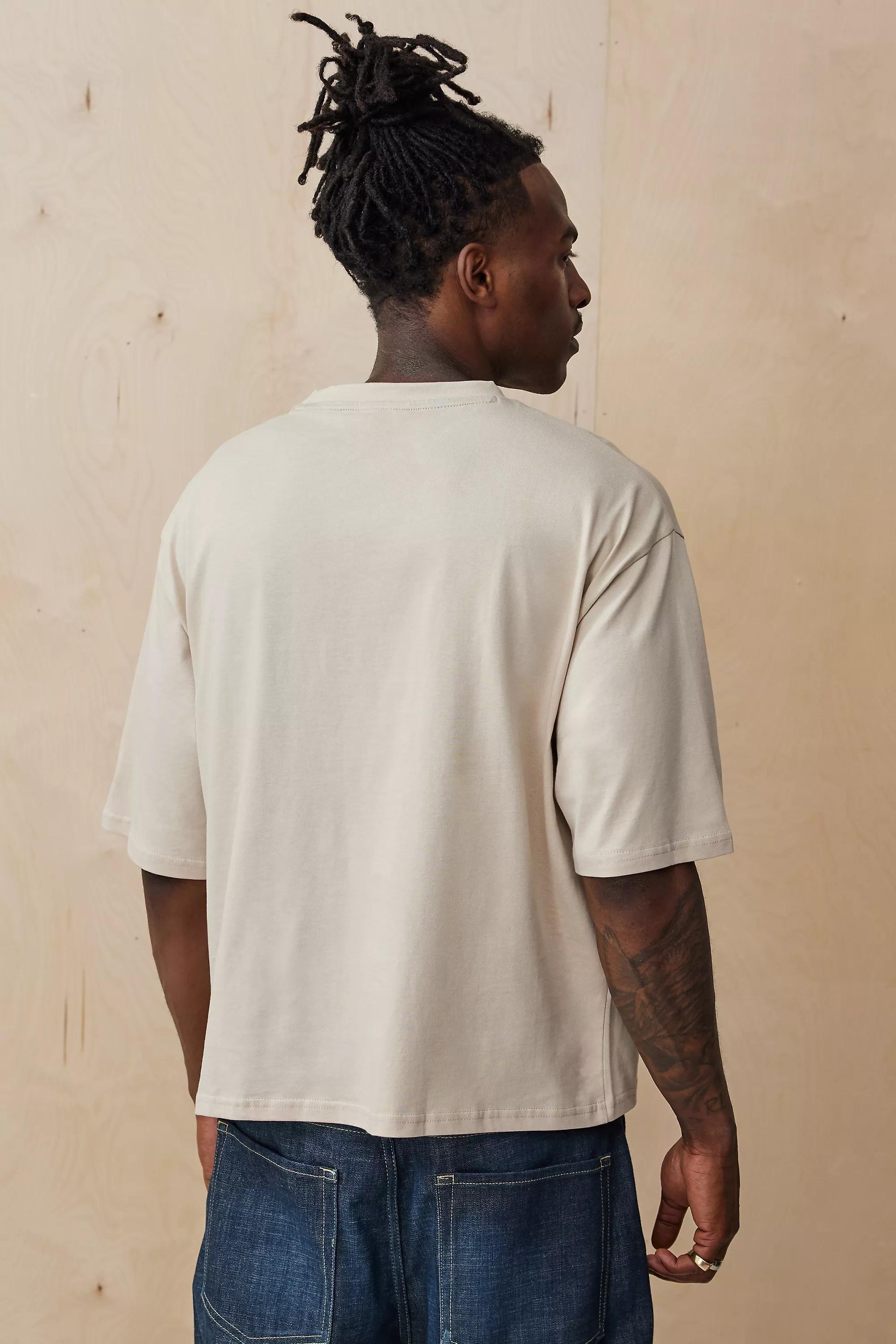 Cream New Era Uo Exclusive Stone Ny Yankees T-Shirt, , large image number 3