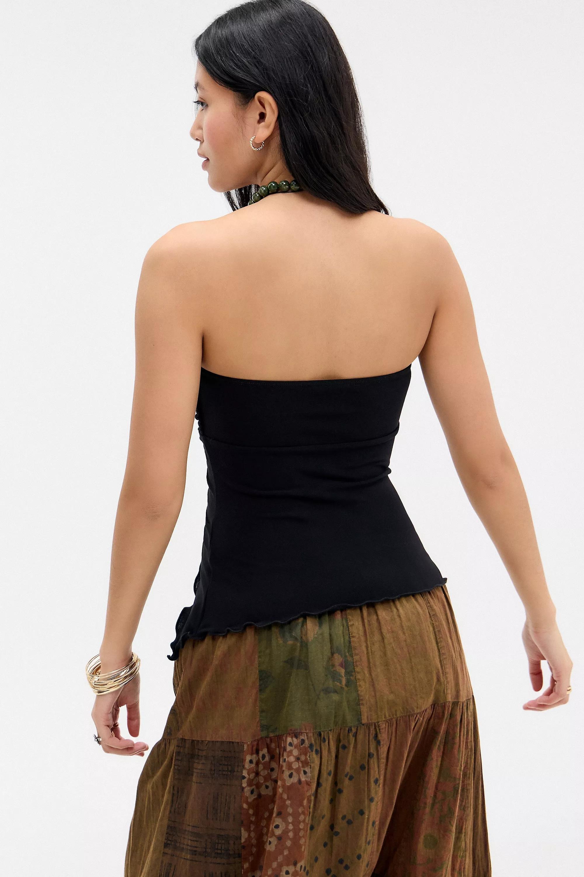 Black Silence + Noise Rem Bandeau Top, BLK, large image number 10