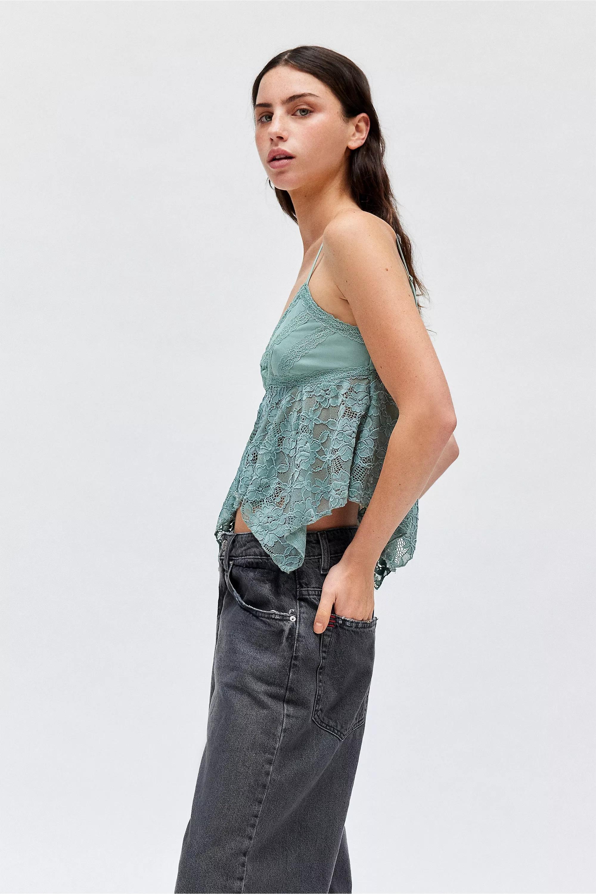 Green Kimchi Blue Babydoll Top, , large image number 4