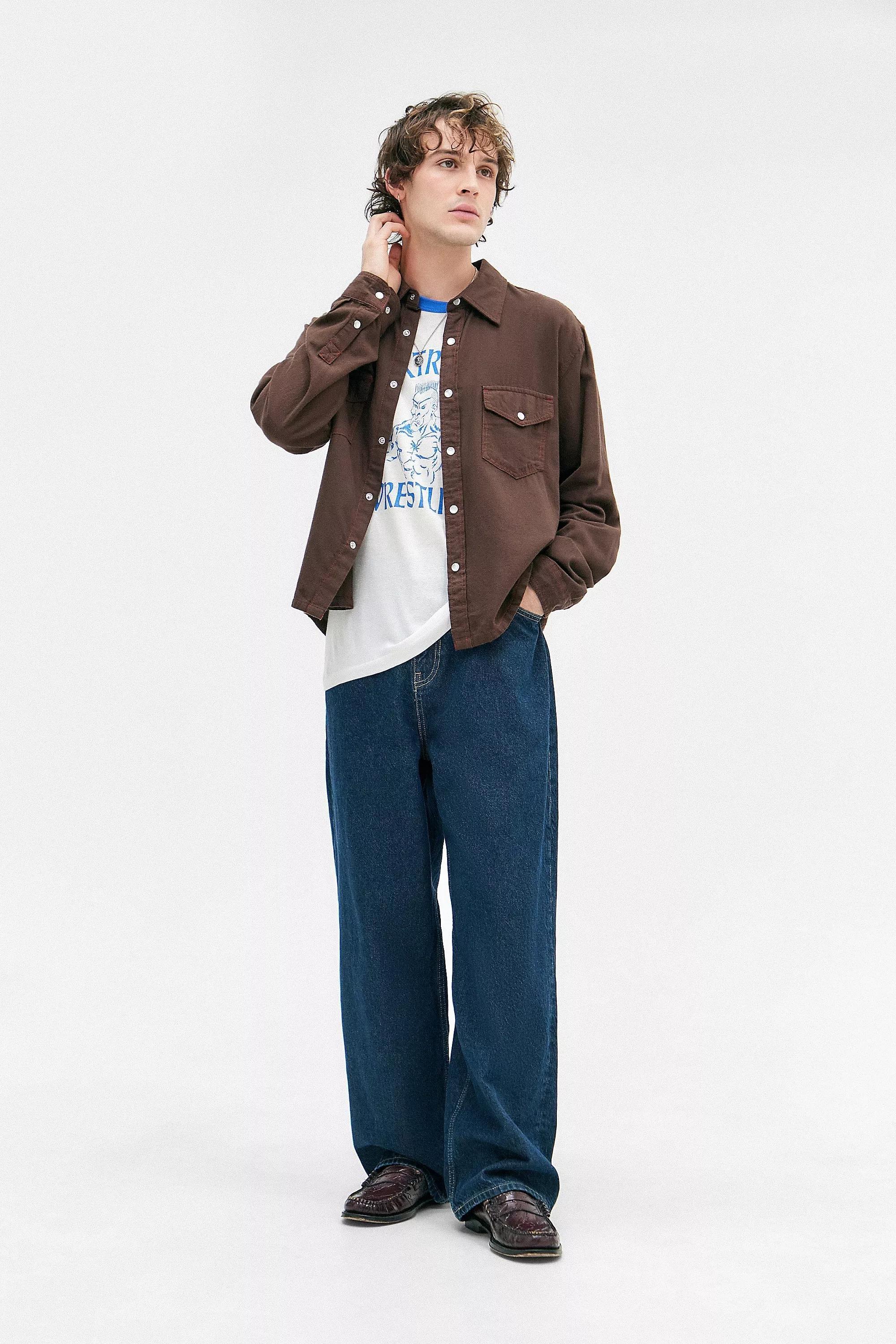 Blue Bdg Rinse Wash Jack Jeans, , large image number 1