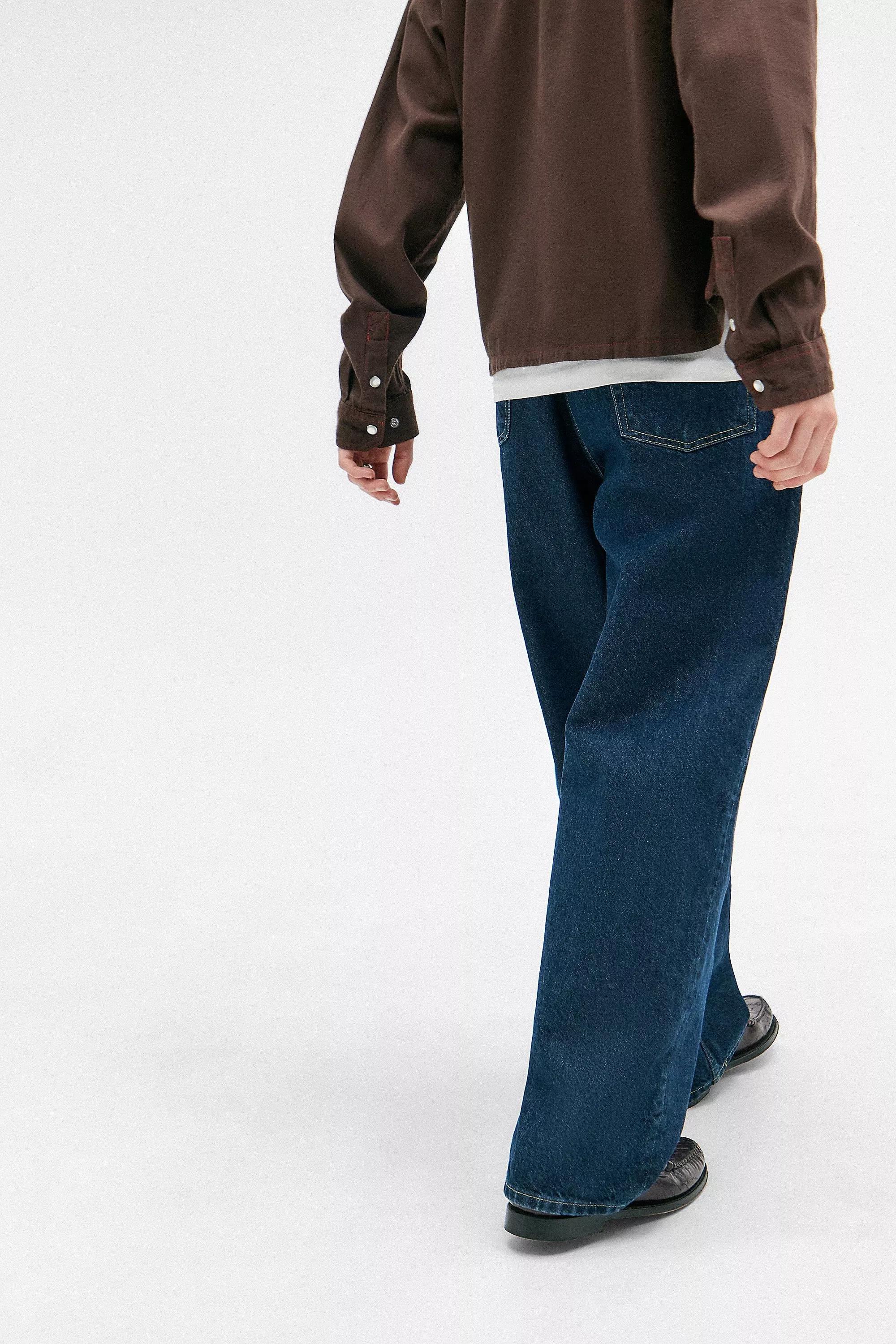 Blue Bdg Rinse Wash Jack Jeans, , large image number 3