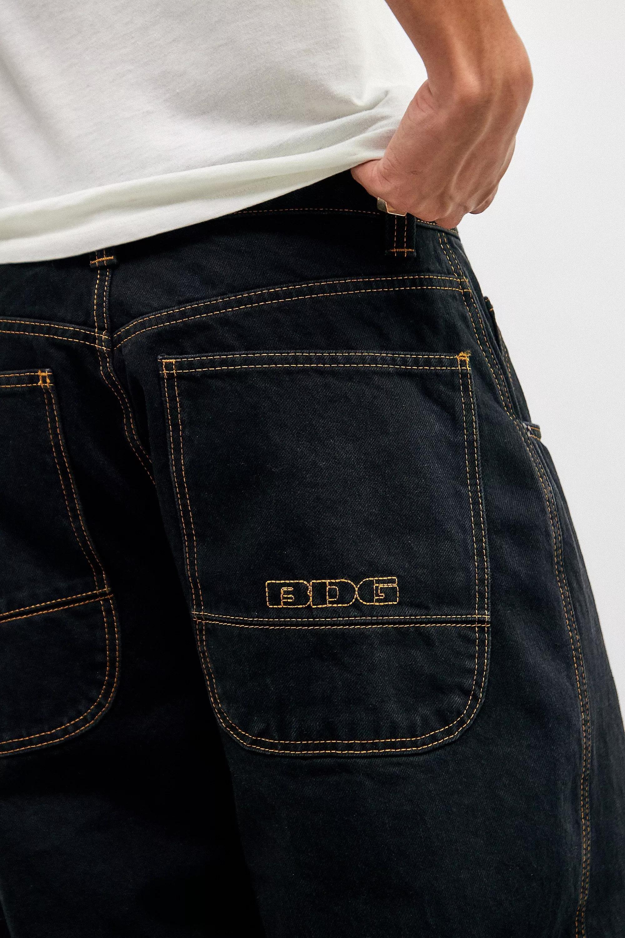 Black Bdg Neo Skate Black Jeans, , large image number 4