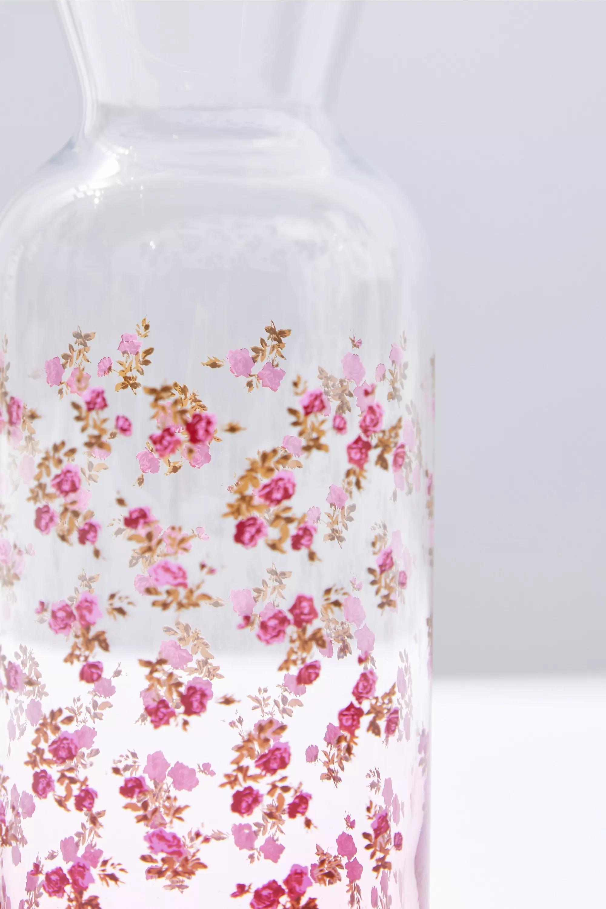 Pink Rose Carafe, PINK, medium