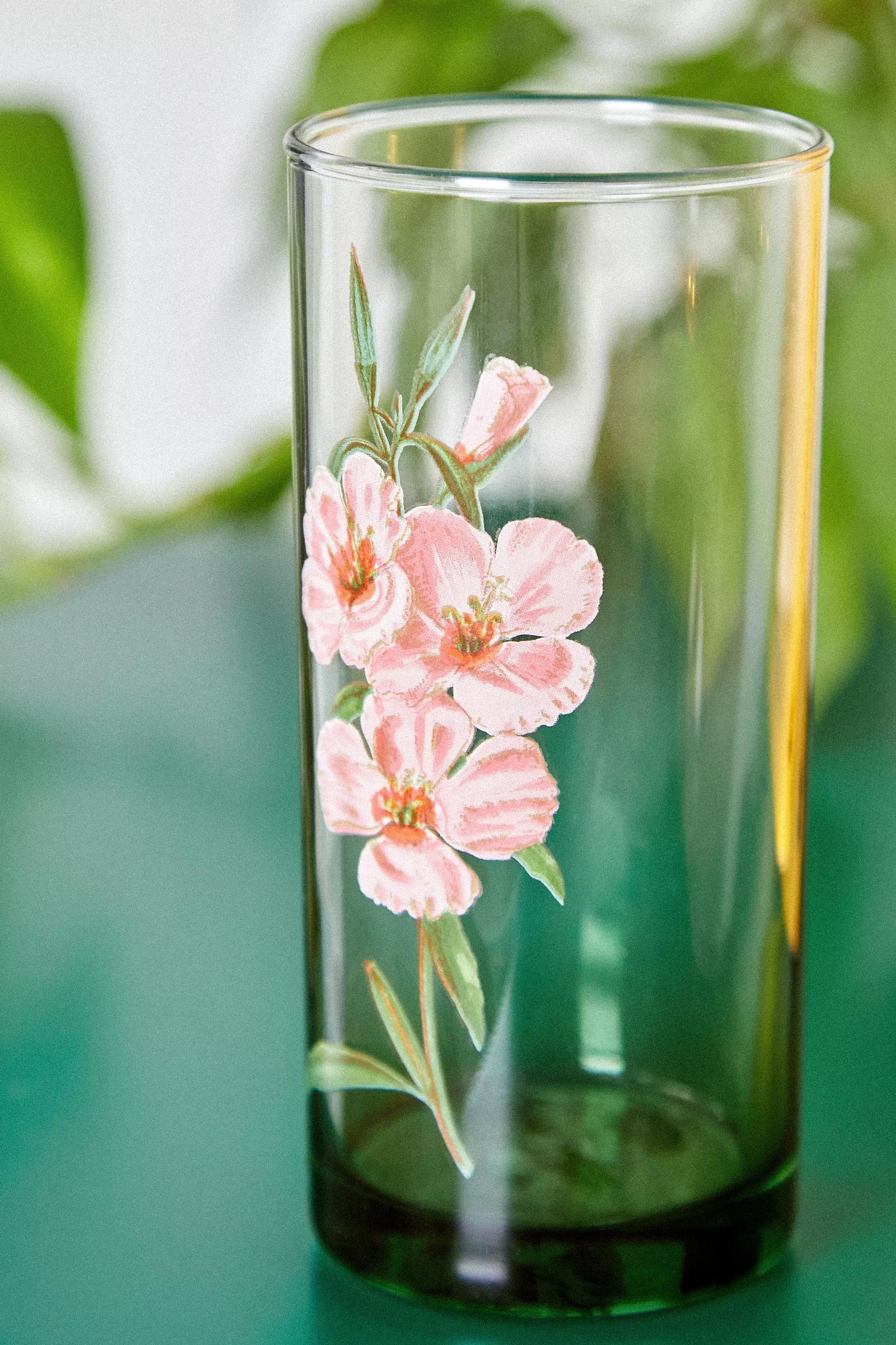 Green Flower Garden Mug, GRN, medium