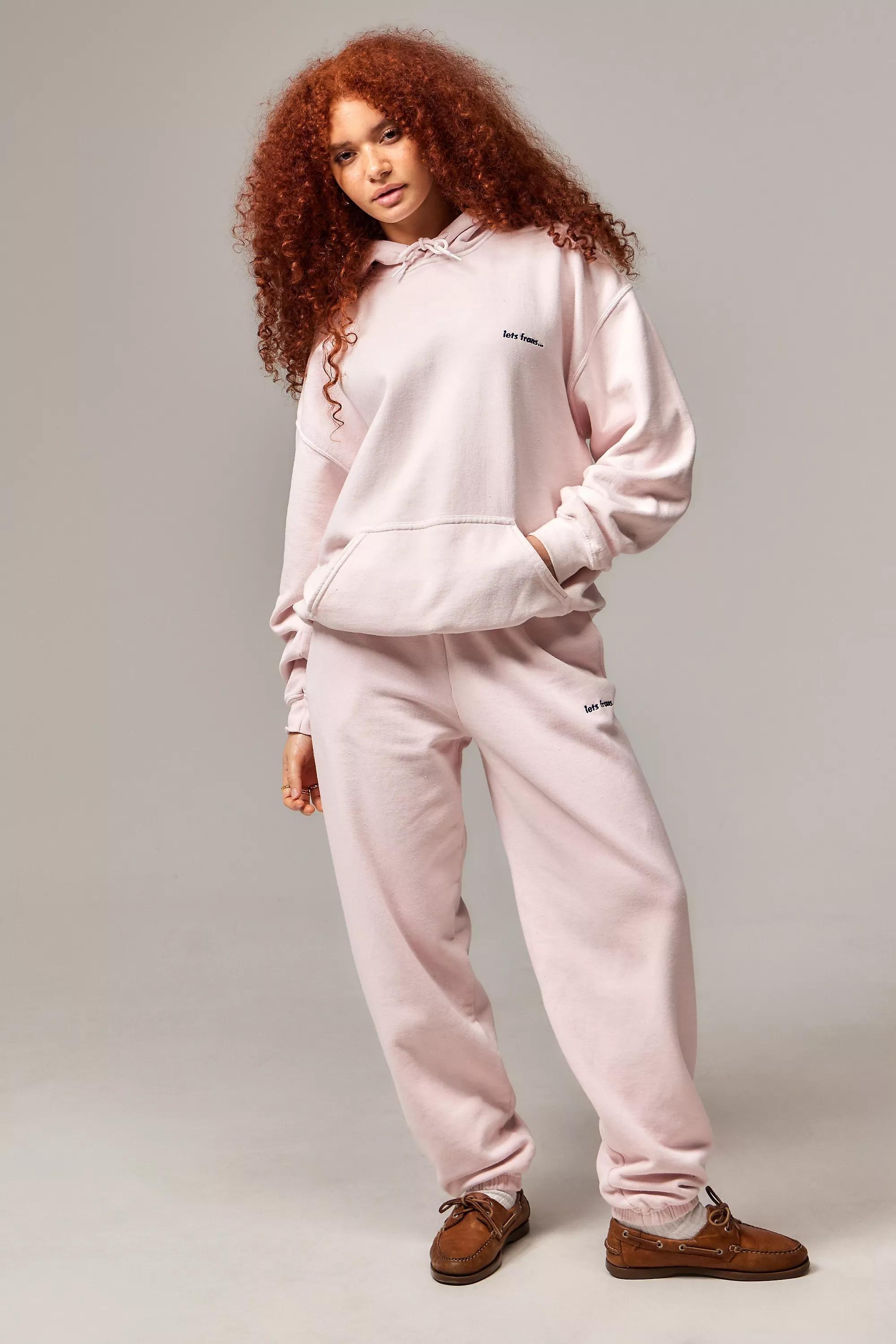 Pink UO Iets Frans... Hoodie, , large image number 1