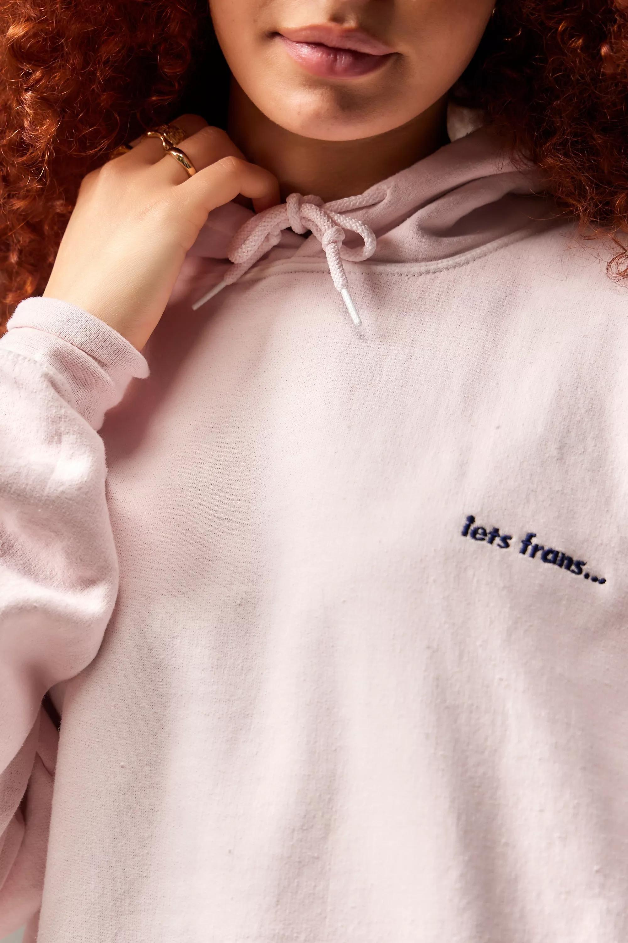 Pink UO Iets Frans... Hoodie, , large image number 3