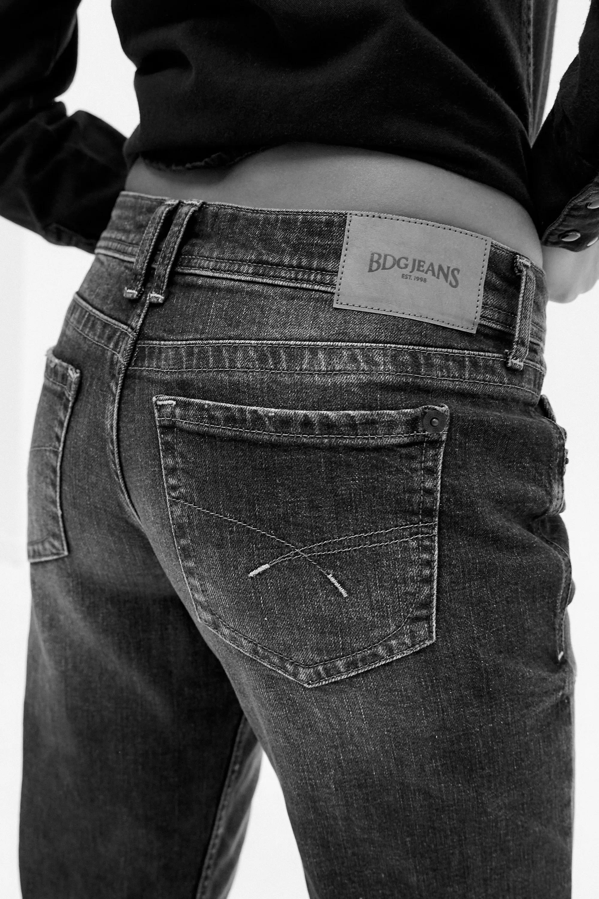 Navy Denim Bdg Cigarette Jeans, , large image number 3