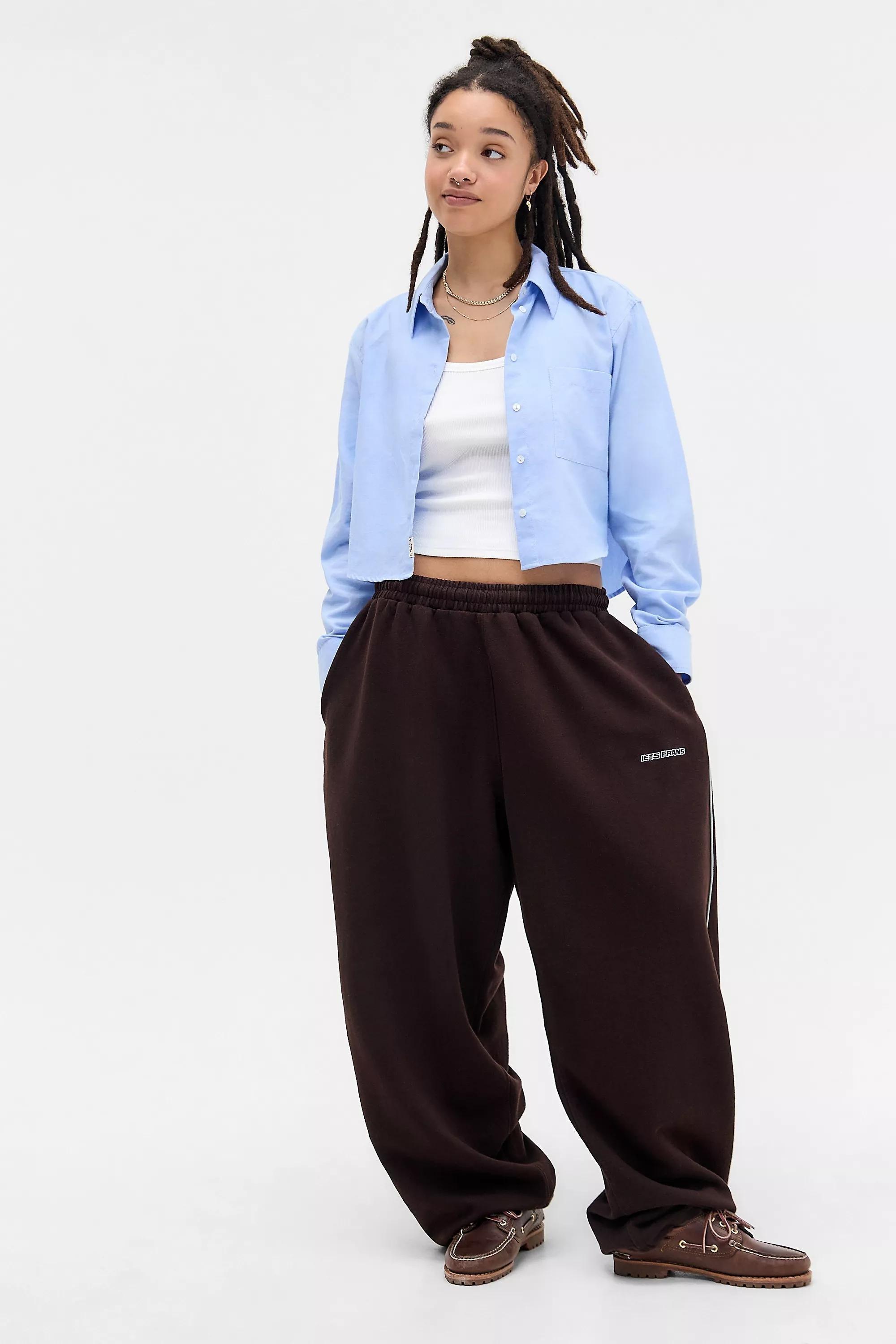 Bown Iets Frans... Brown Harri Baggy Jogger, , large image number 1
