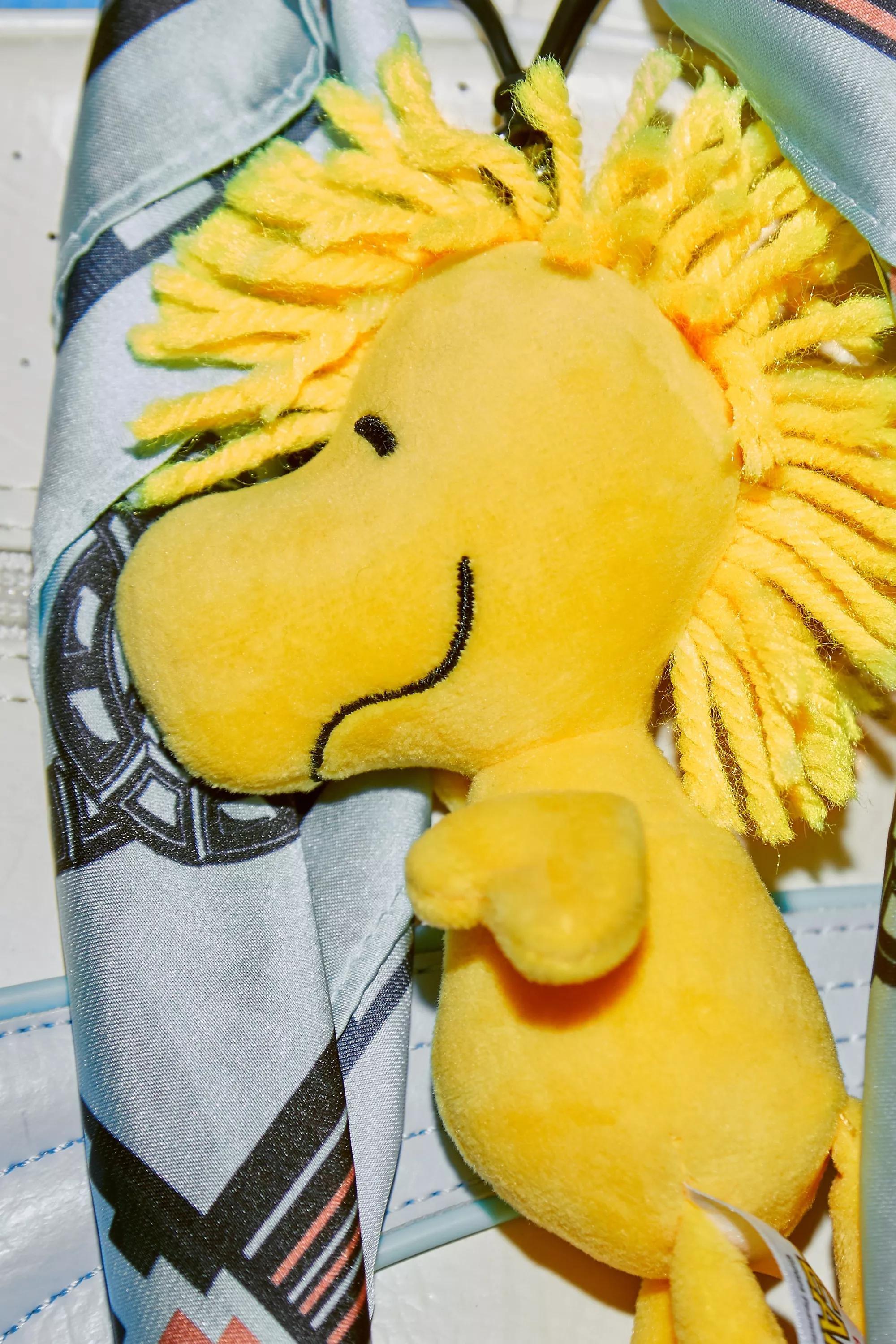 Yellow Peanuts Woodstock Plush Keyring, YEL, large image number 1