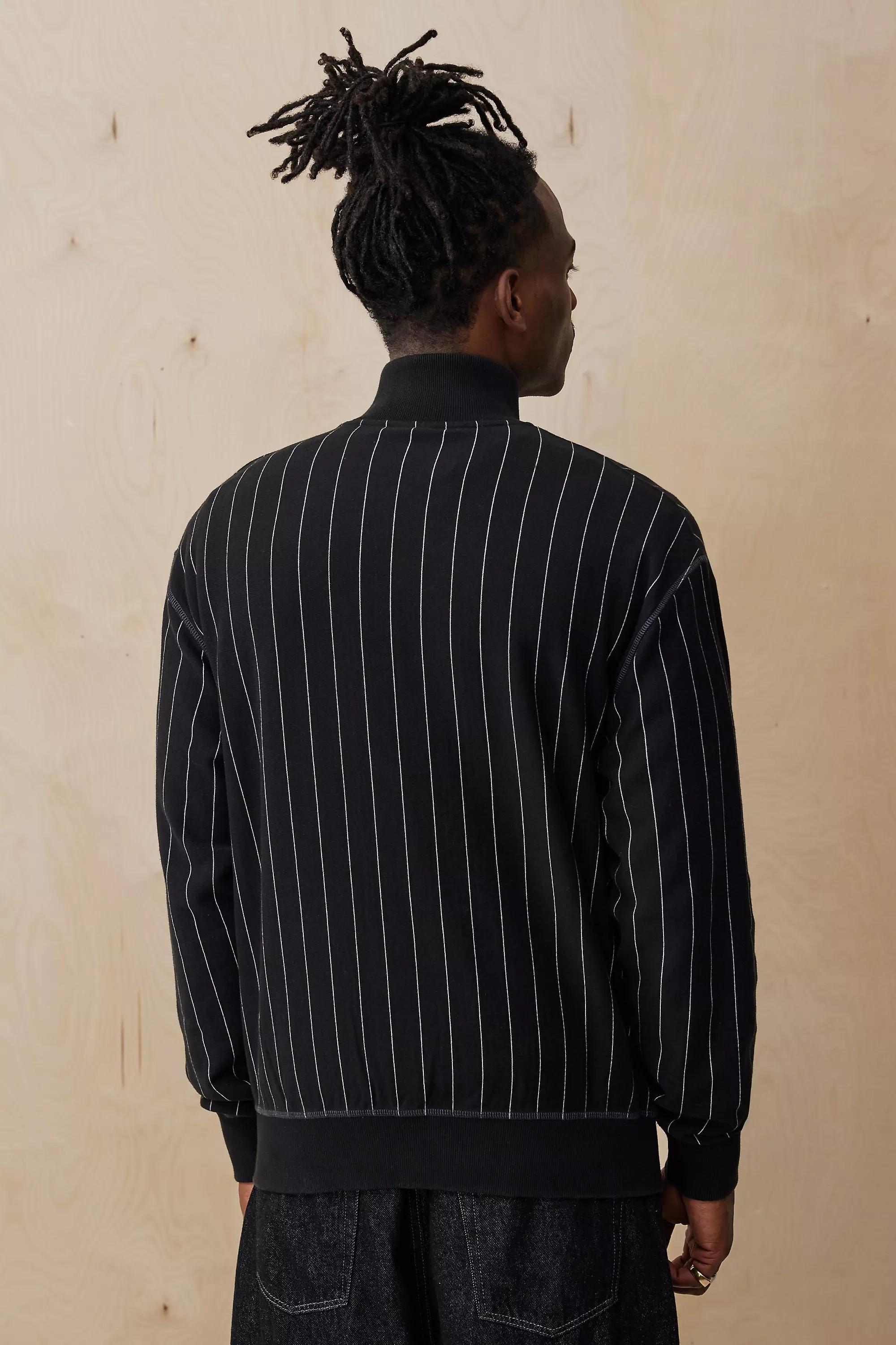 Black Iets Frans... Pinstripe Track Top, , large image number 3