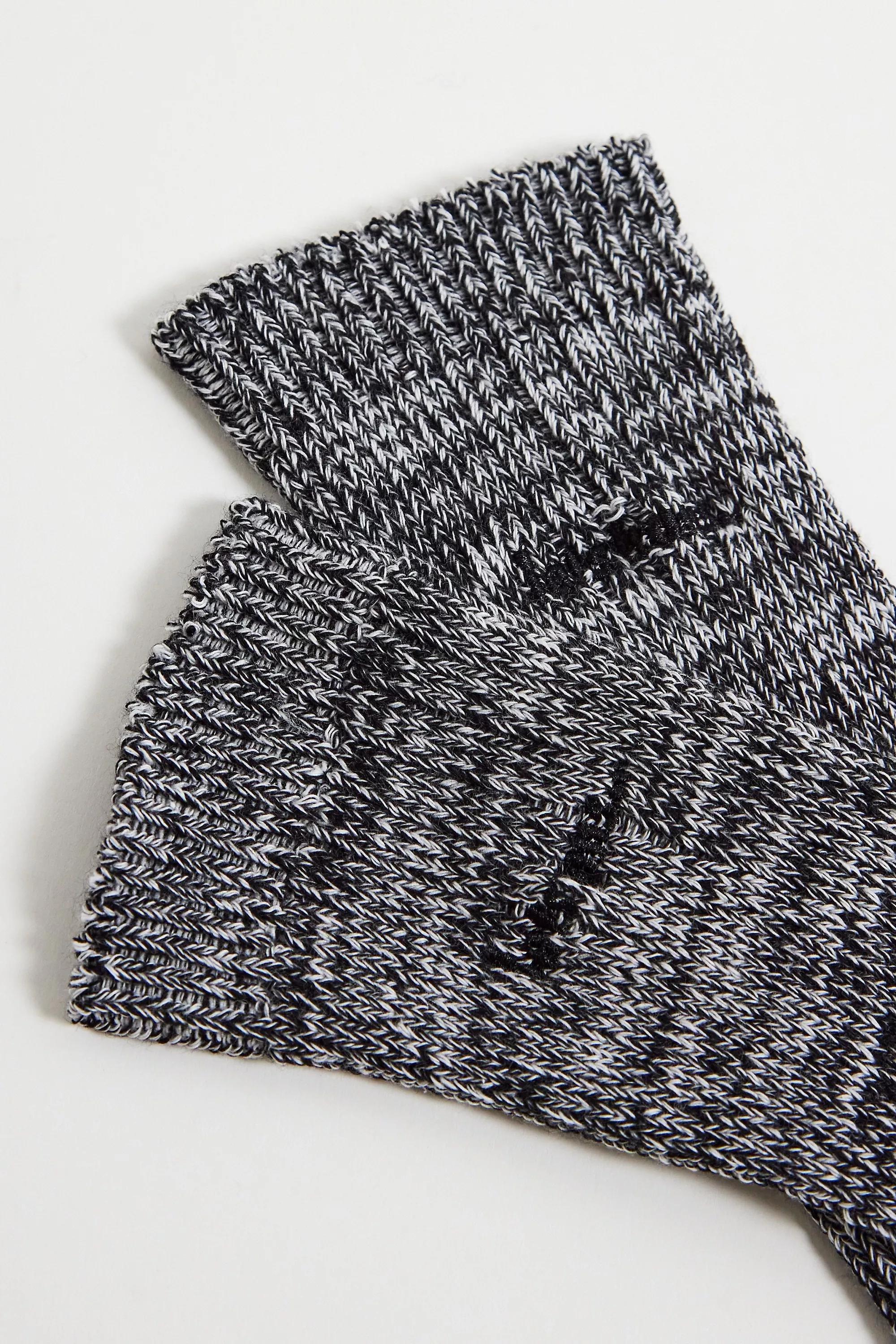 Grey Iets Frans... Twist Socks, BLK, large image number 1