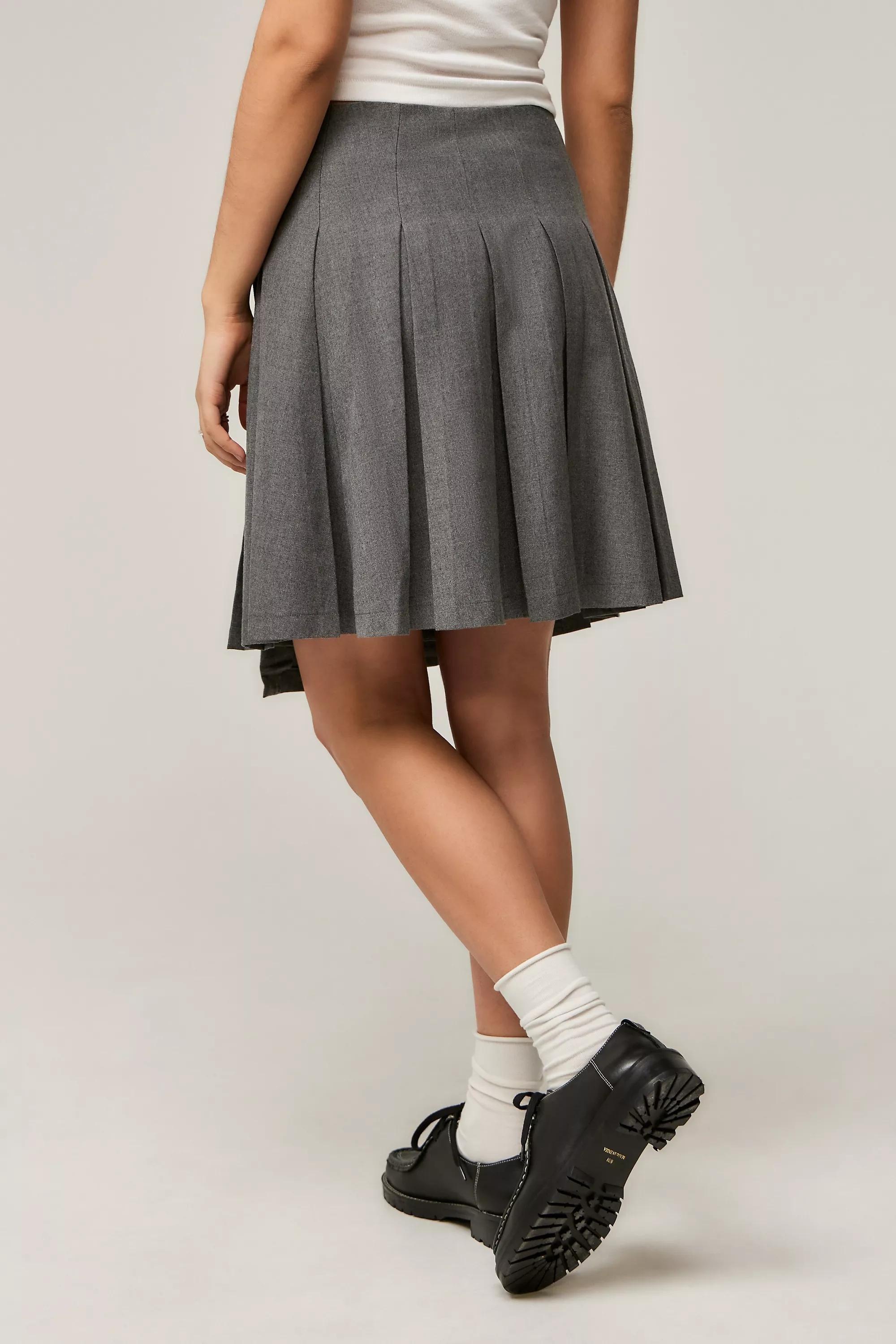Grey Silence + Noise Sally Wrap Midi Skirt, , large image number 3