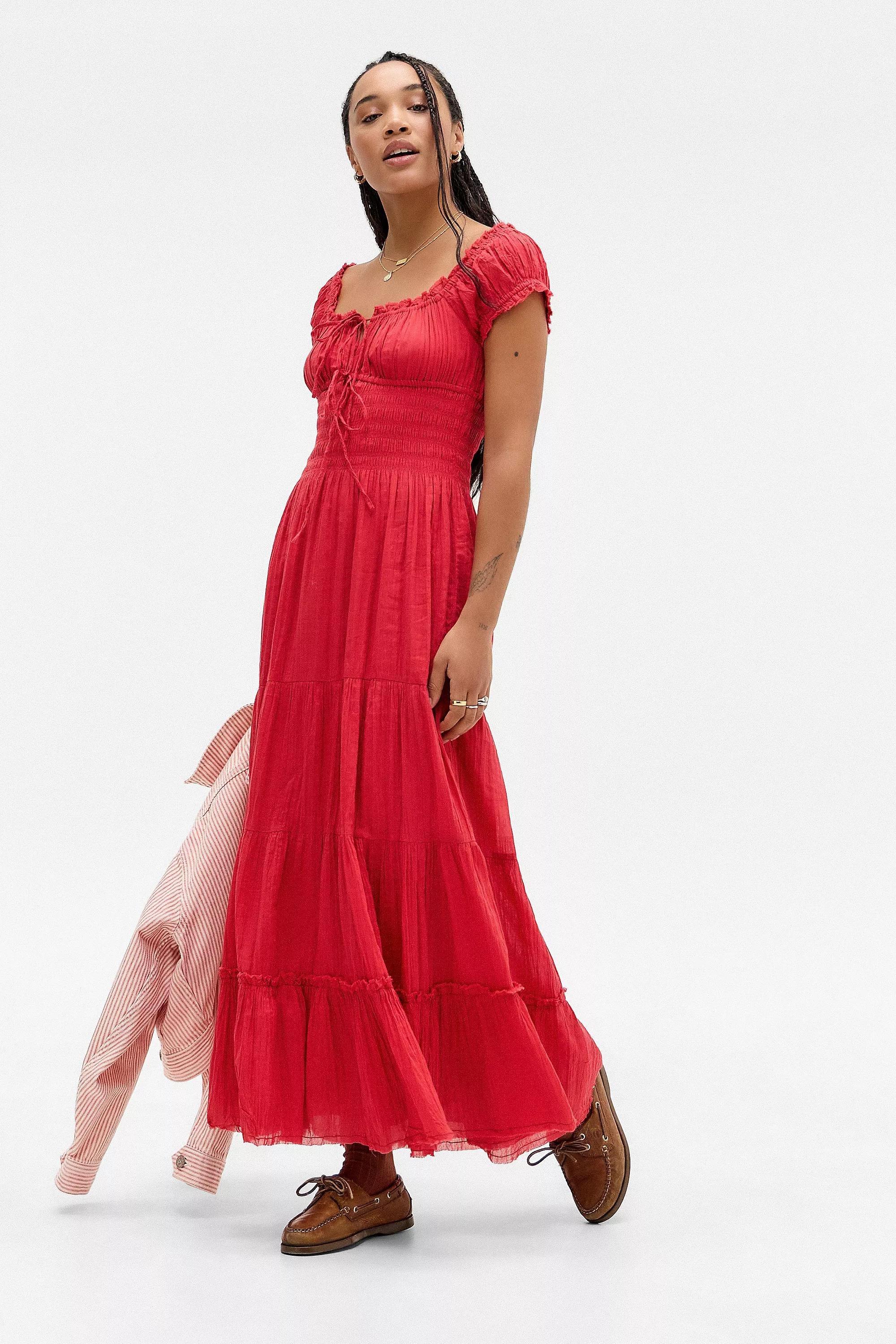 Red Kimchi Blue Sienna Maxi Dress, , large image number 1