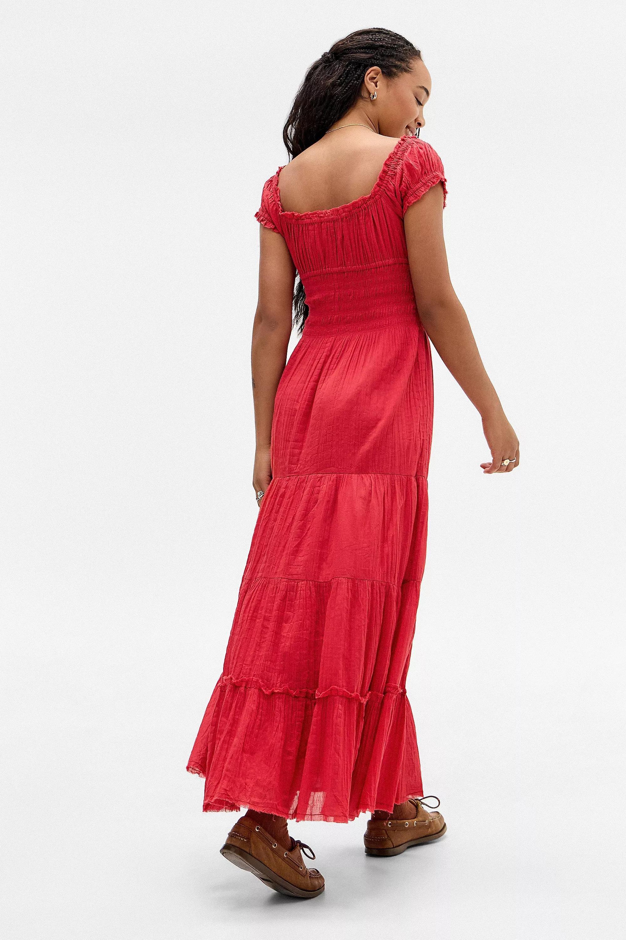 Red Kimchi Blue Sienna Maxi Dress, , large image number 4