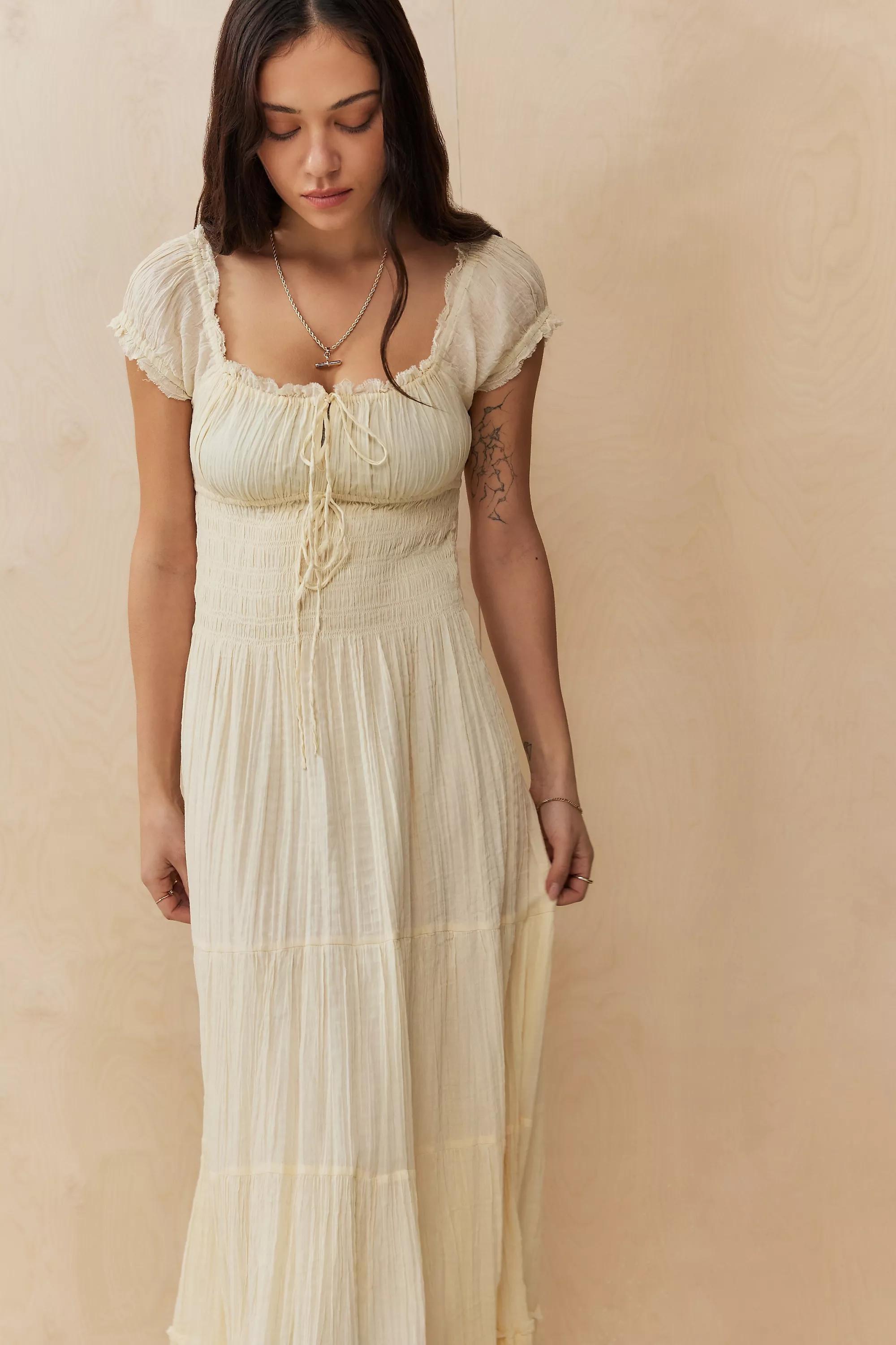 Yellow Kimchi Blue Sienna Maxi Dress, , large image number 0