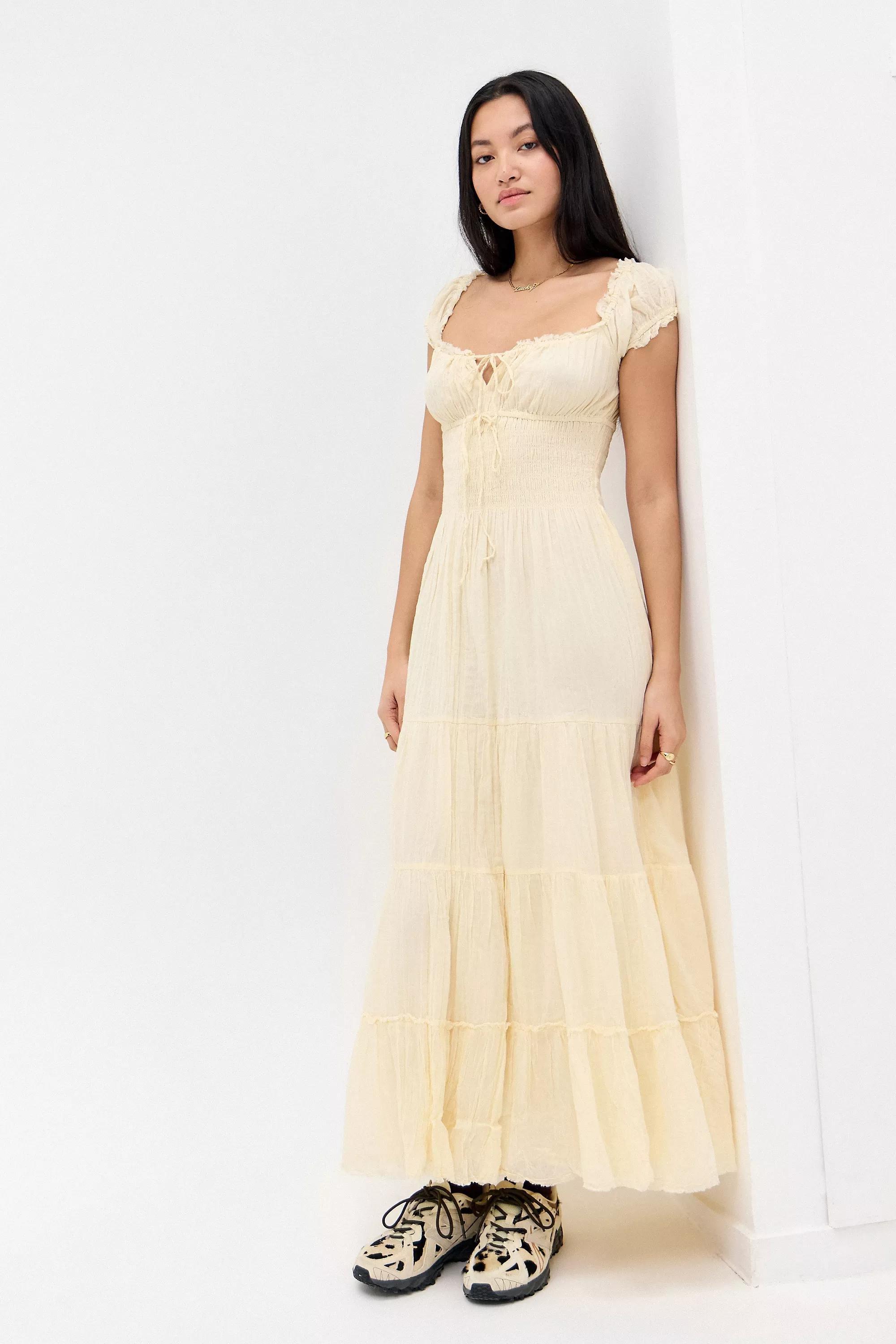 Yellow Kimchi Blue Sienna Maxi Dress, , large image number 0