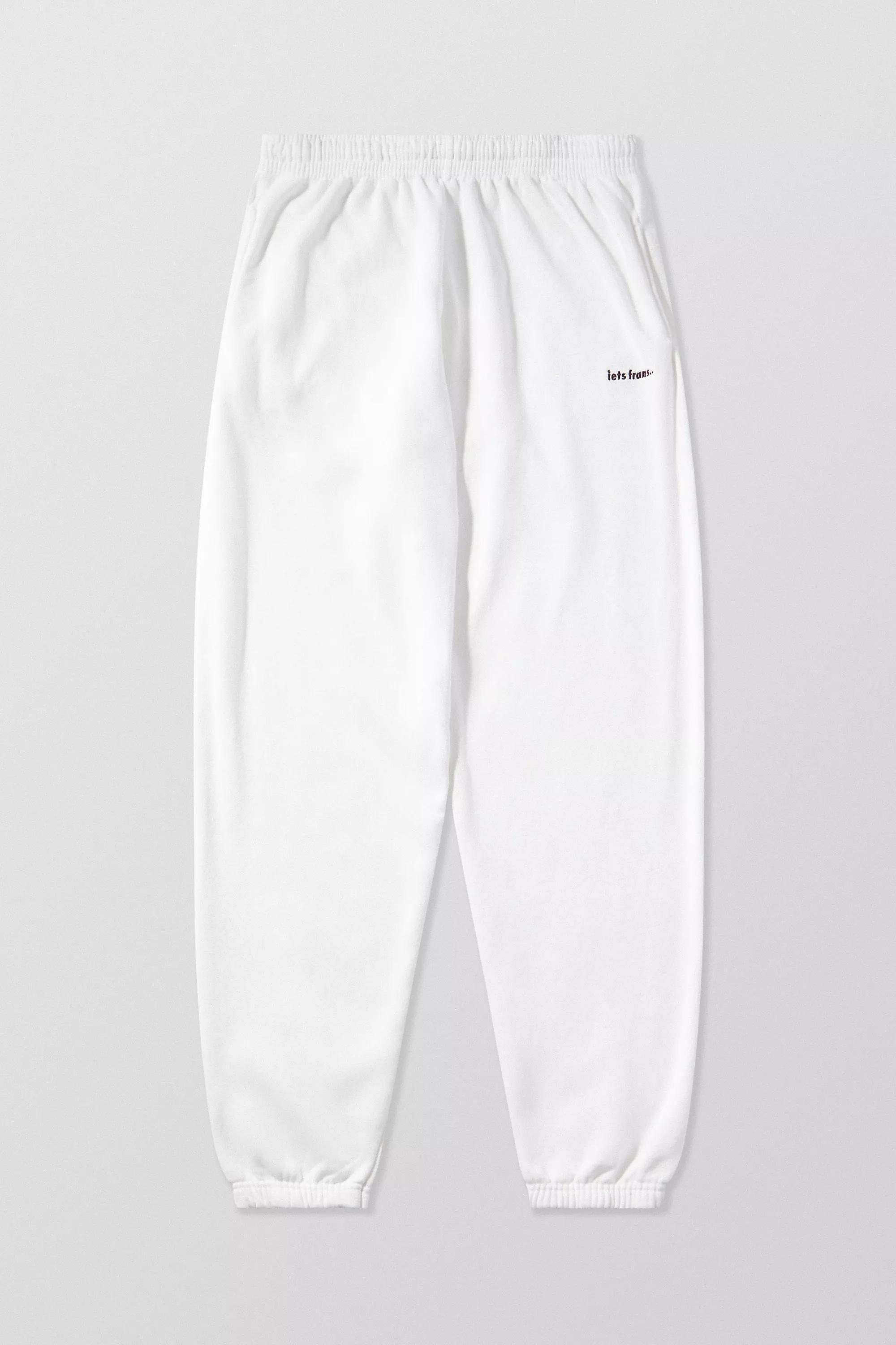 White Iets Frans... Cuffed Joggers, , large image number 4