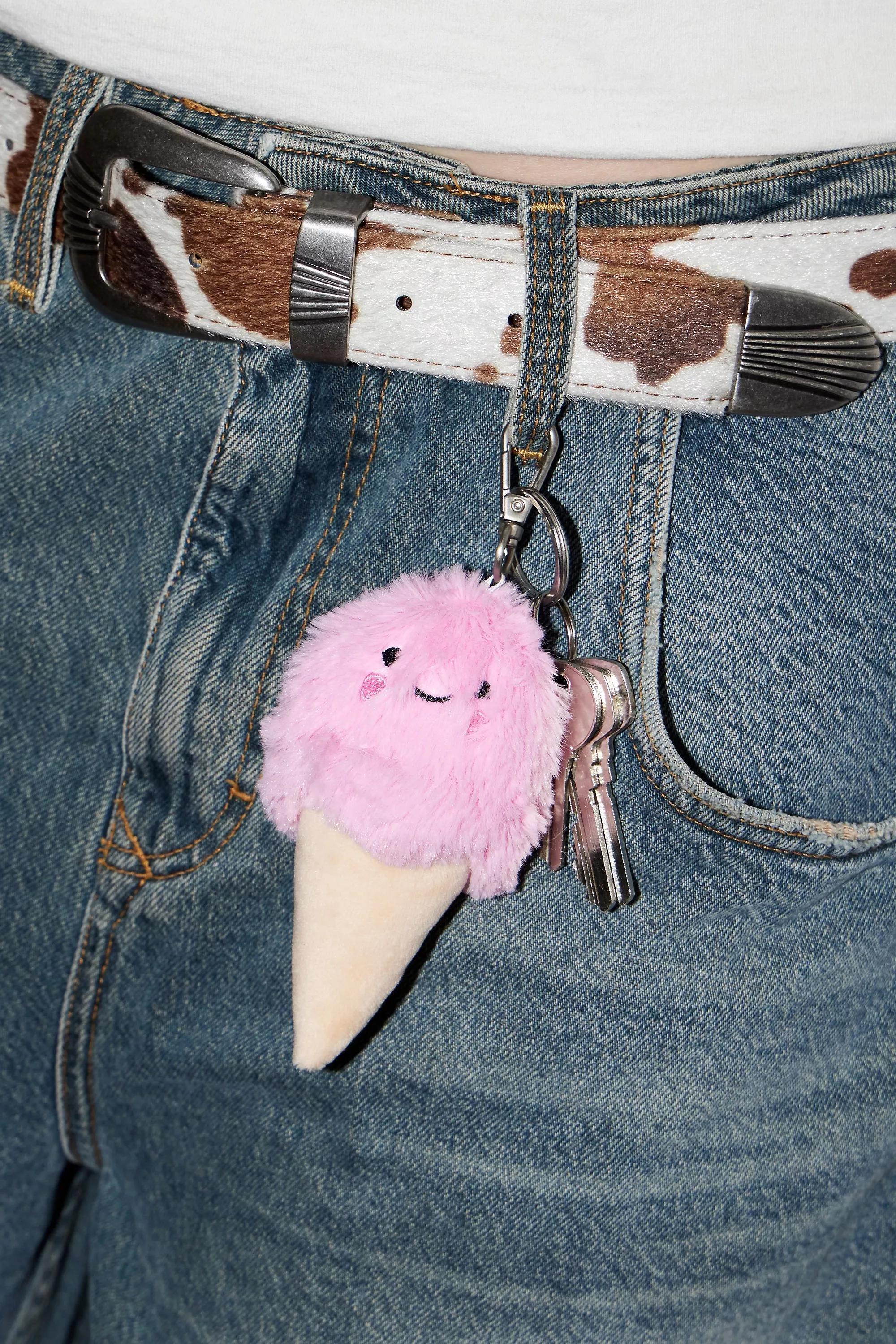 Multicolour Uo Ice Cream Keyring, ASSORT, large image number 0