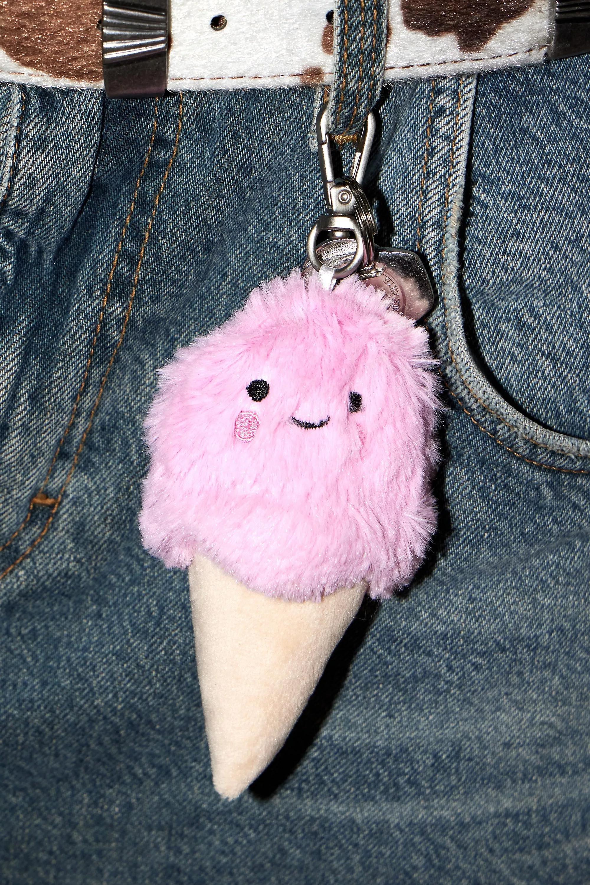 Multicolour Uo Ice Cream Keyring, ASSORT, large image number 1