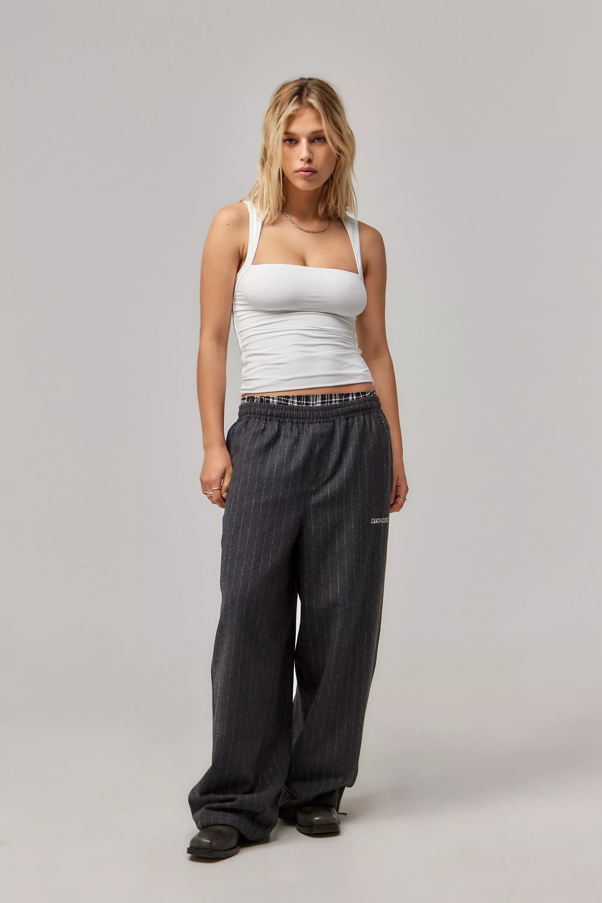 White Silence + Noise Ruched Square Neck Top, , large image number 1